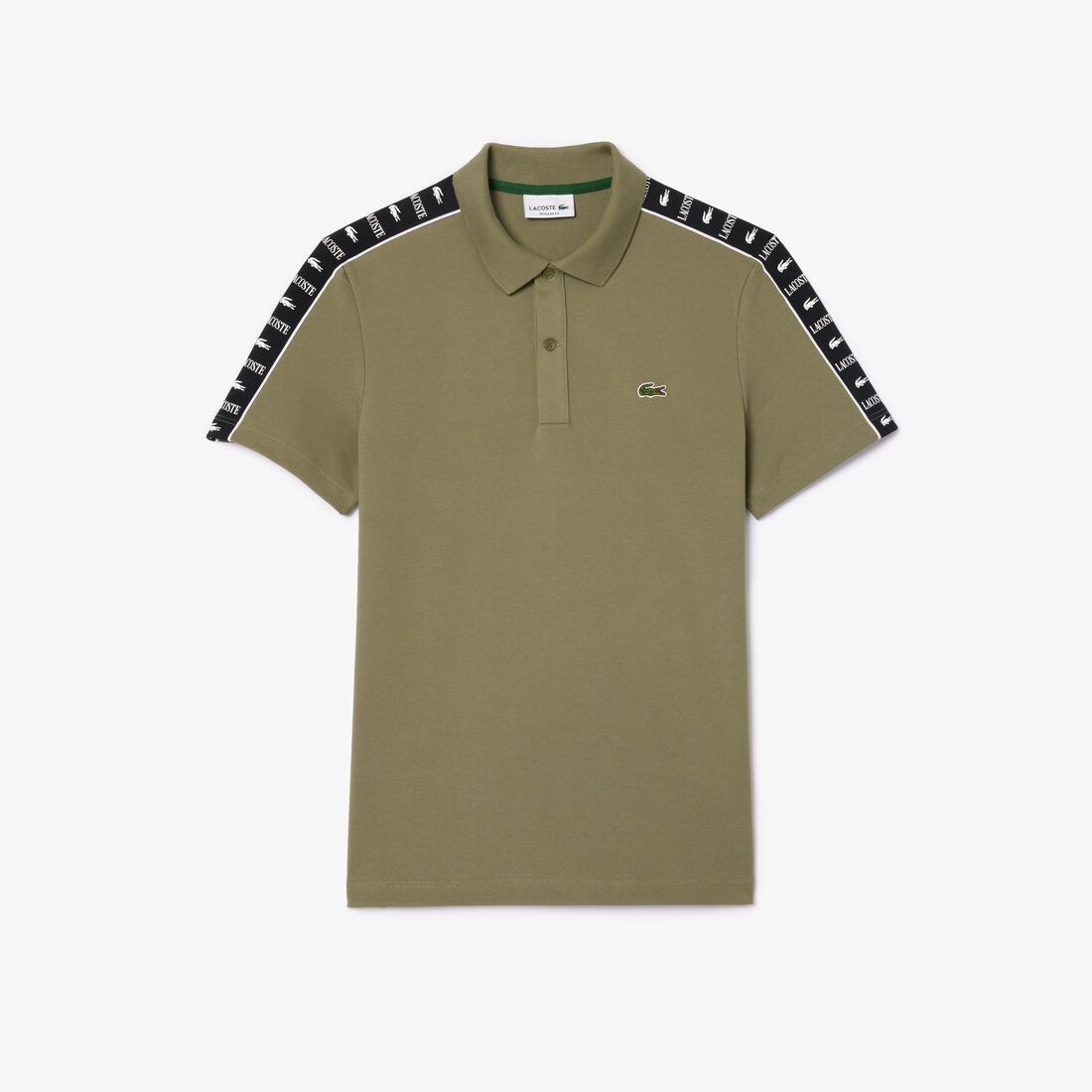 Contrast Stripe Pique Polo Shirt Contrast Stripe Pique Polo Shirt