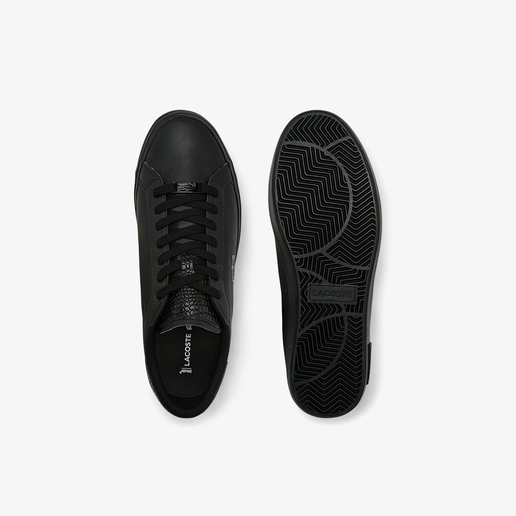 Men's Powercourt Burnished Leather Sneakers