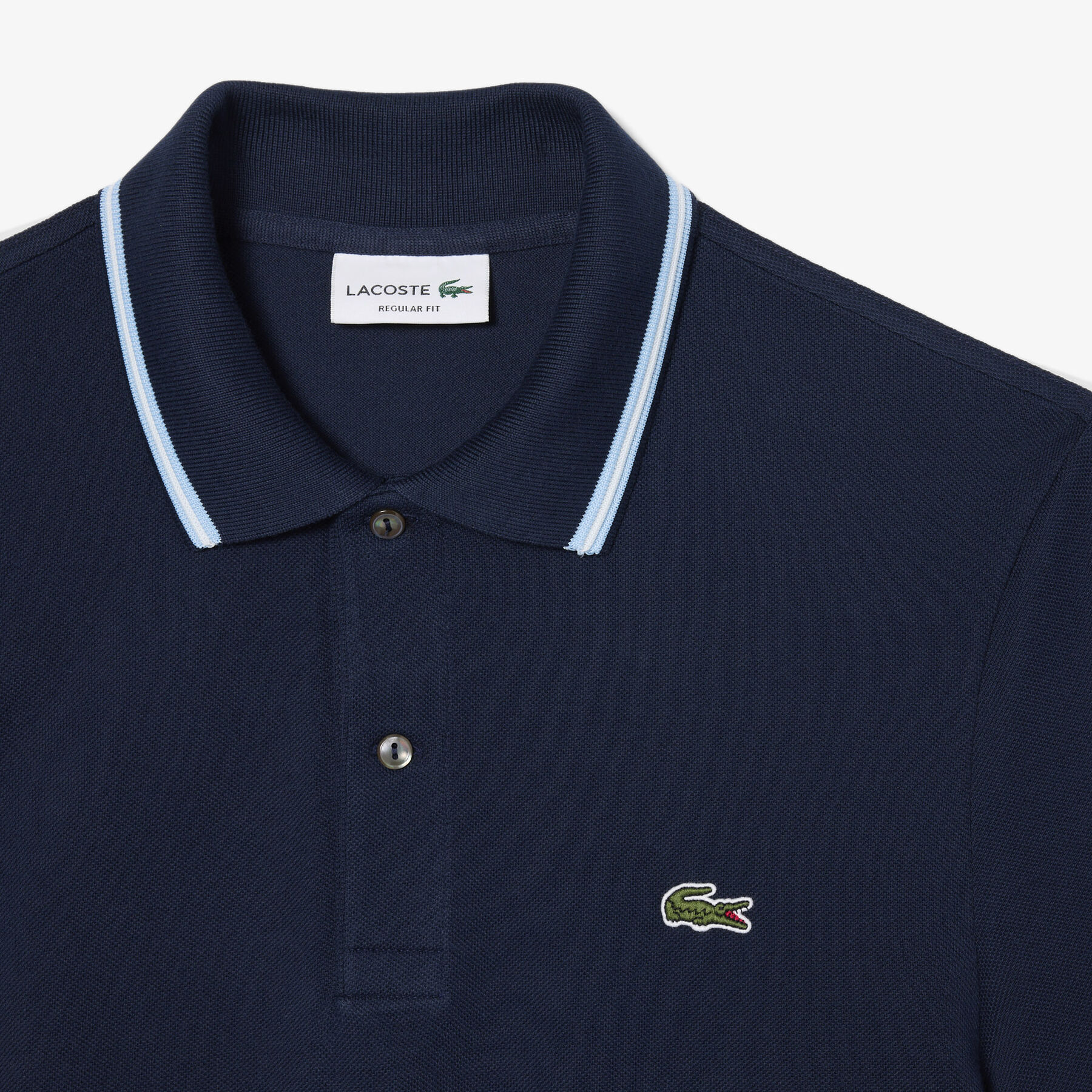 lacoste regular fit trim accent l 12 12 polo shirt