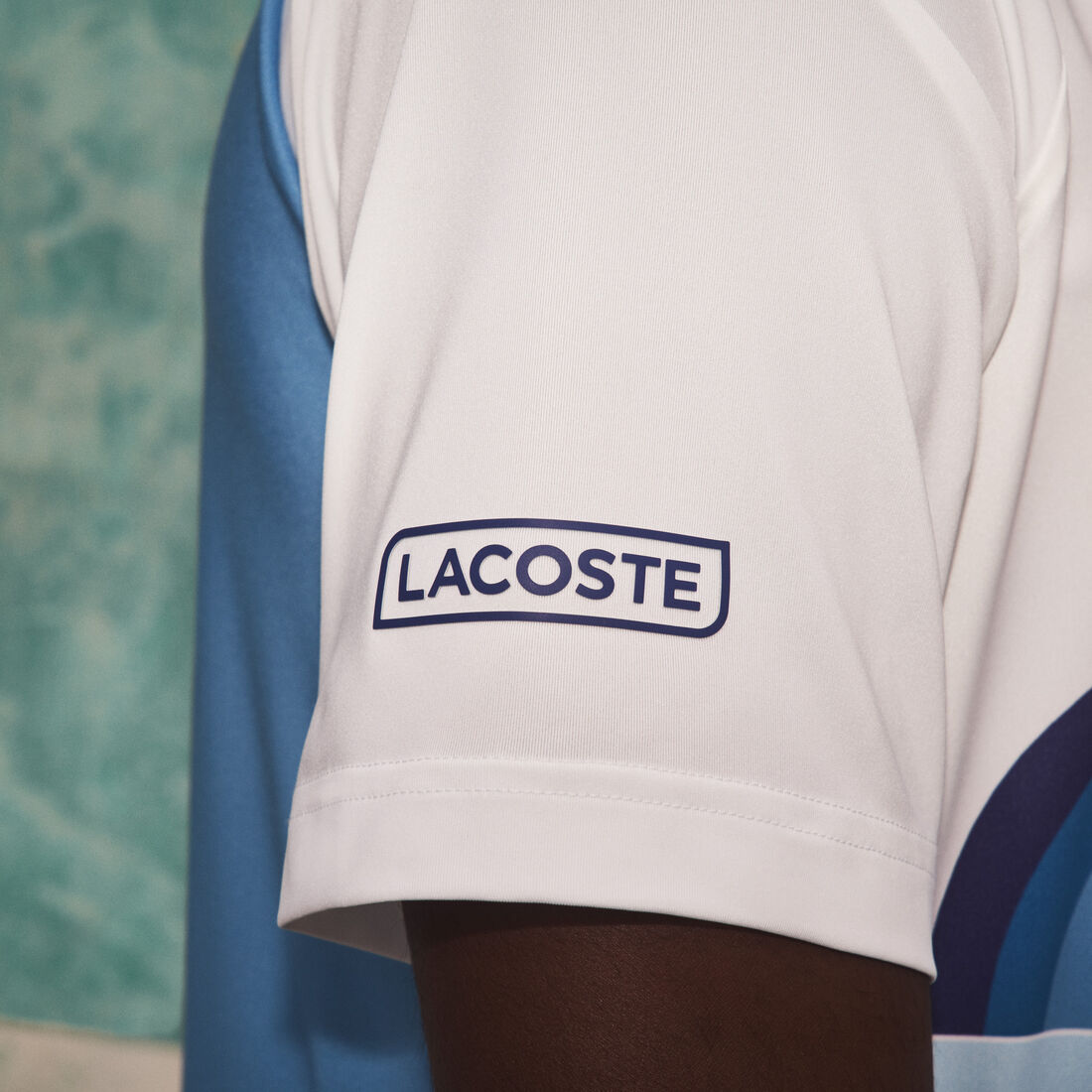 Men’s Lacoste SPORT x Novak Djokovic Breathable Print Regular Fit Polo Men’s Lacoste SPORT x Novak Djokovic Breathable Print Regular Fit Polo