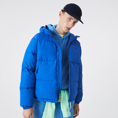Men's Lacoste Quilted Water-repellent Short Jacket