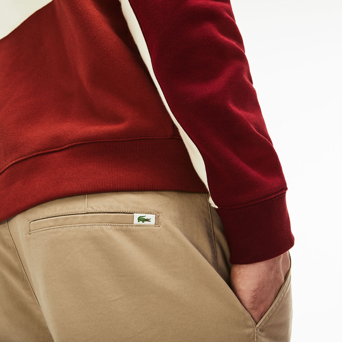 Men's Slim Fit Stretch Gabardine Bermuda Shorts Men's Slim Fit Stretch Gabardine Bermuda Shorts