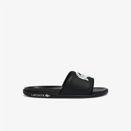 Men's Croco Dualiste Synthetic Logo Strap Slides