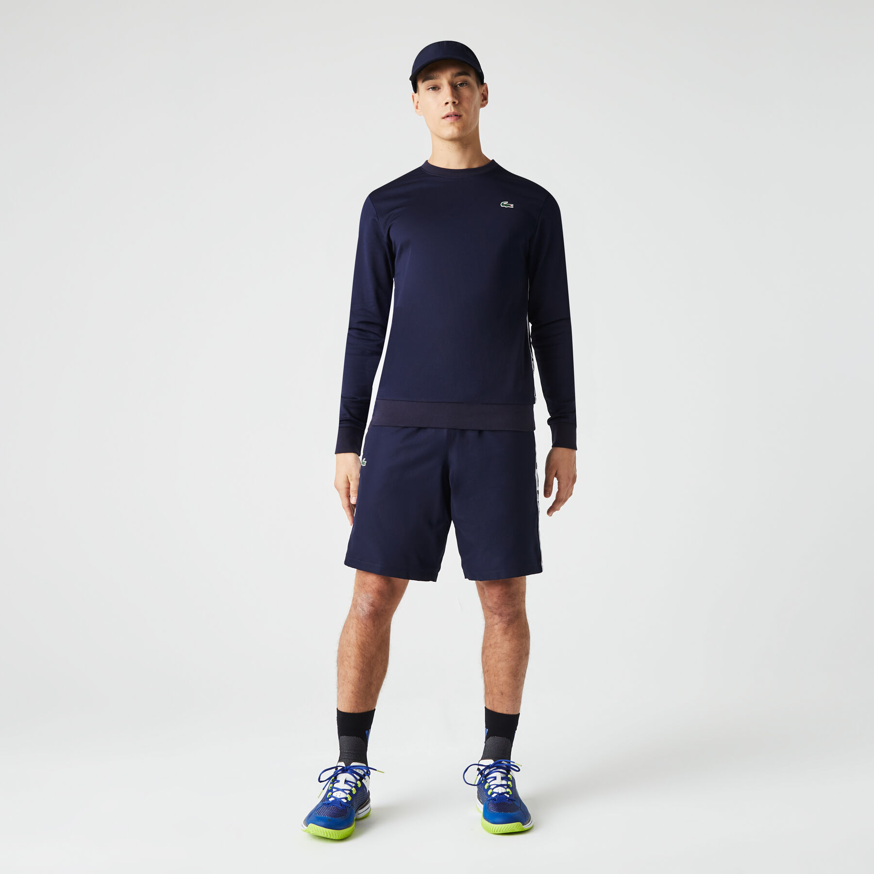 شورت تنس تفتا للرجال مجموعة Lacoste SPORT لاكوست شورت تنس تفتا للرجال مجموعة lacoste sport