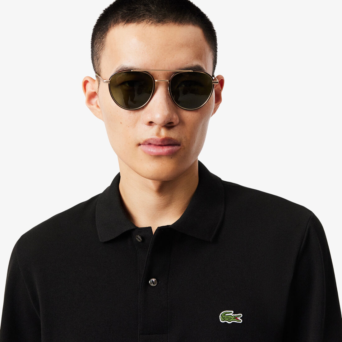 قميص بولو كلاسيكي بأكمام طويلة مقاس L.12.12 قميص بولو كلاسيكي بأكمام طويلة مقاس L.12.12