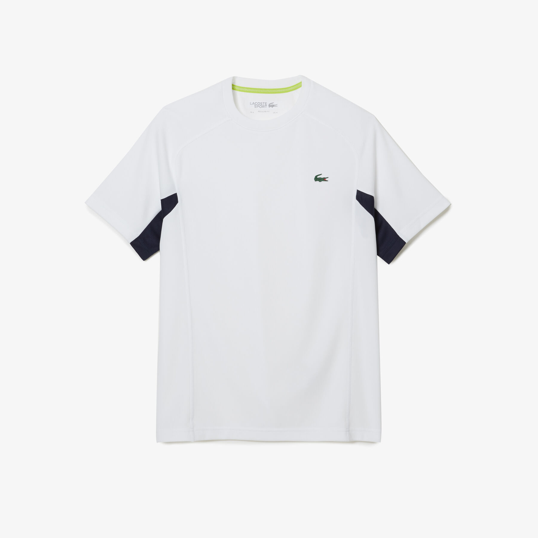 Men's Lacoste SPORT Color-Block Ultra-Dry Piqué Tennis T-Shirt men s lacoste sport color block ultra dry piqu tennis t shirt