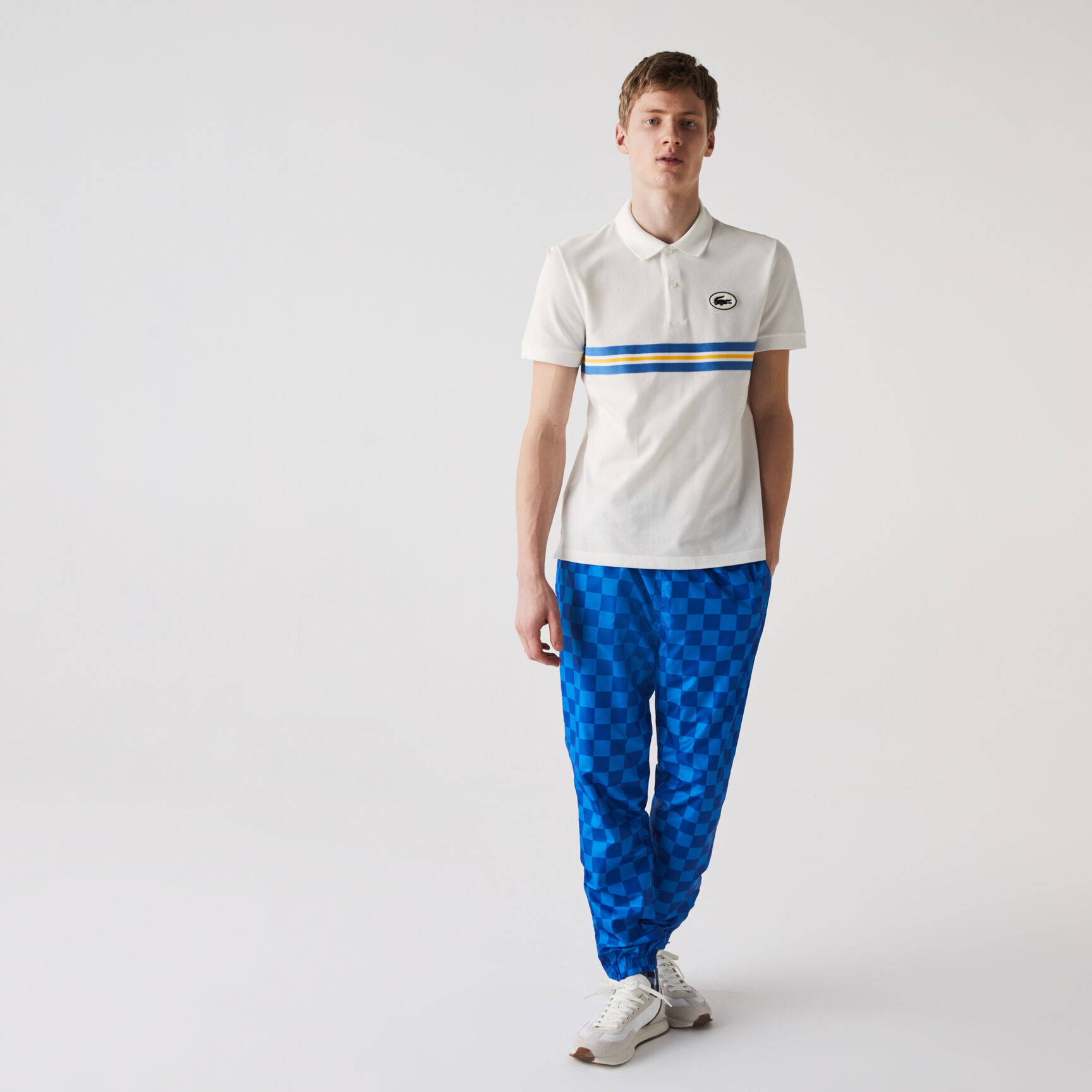 قميص بولو بيكيه القطن قصة عادية للرجال مع شارة من تراث العلامة قميص بولو بيكيه القطن قصة عادية للرجال مع شارة من تراث العلامة