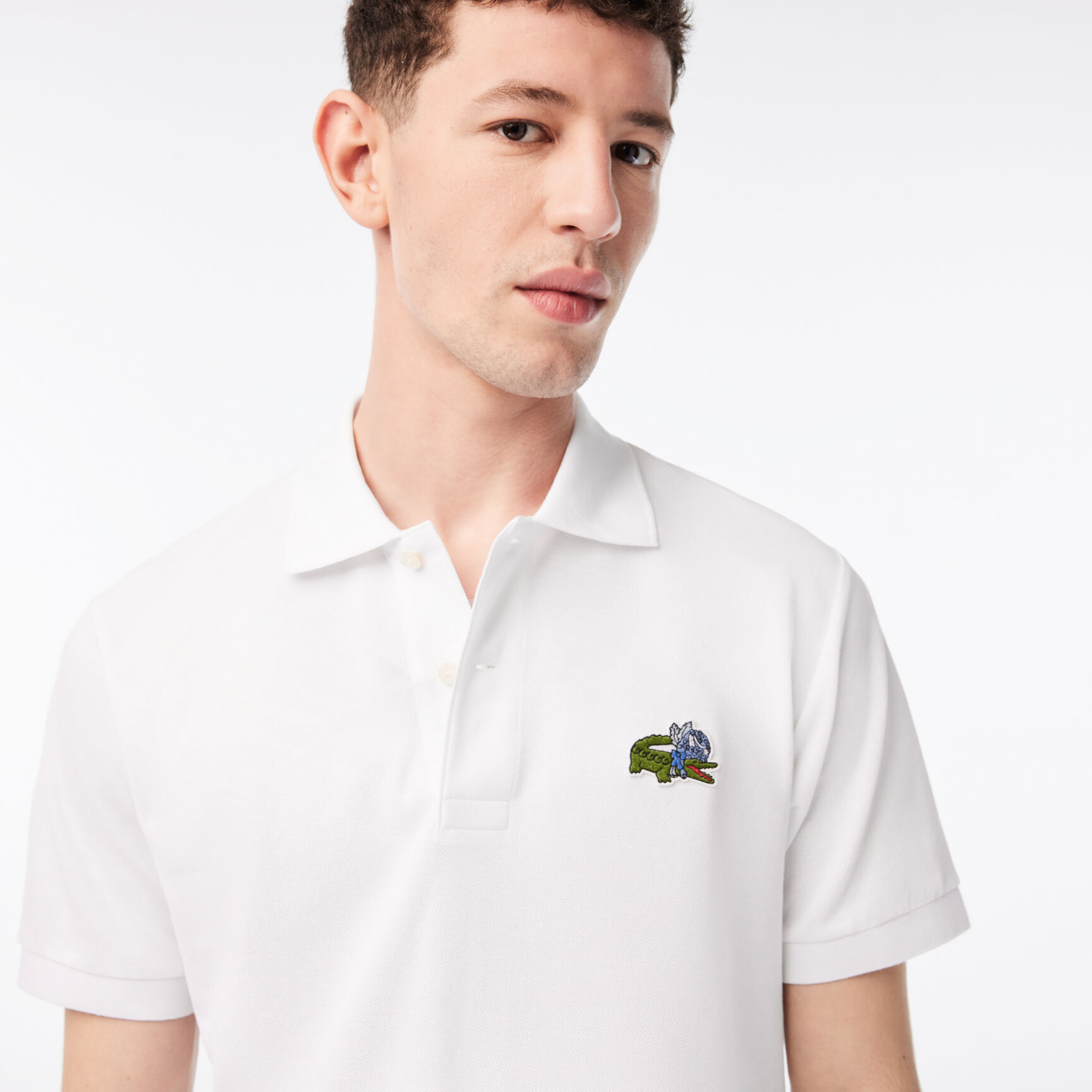 Men’s Lacoste x Netflix Organic Cotton Polo Shirt Men’s Lacoste x Netflix Organic Cotton Polo Shirt