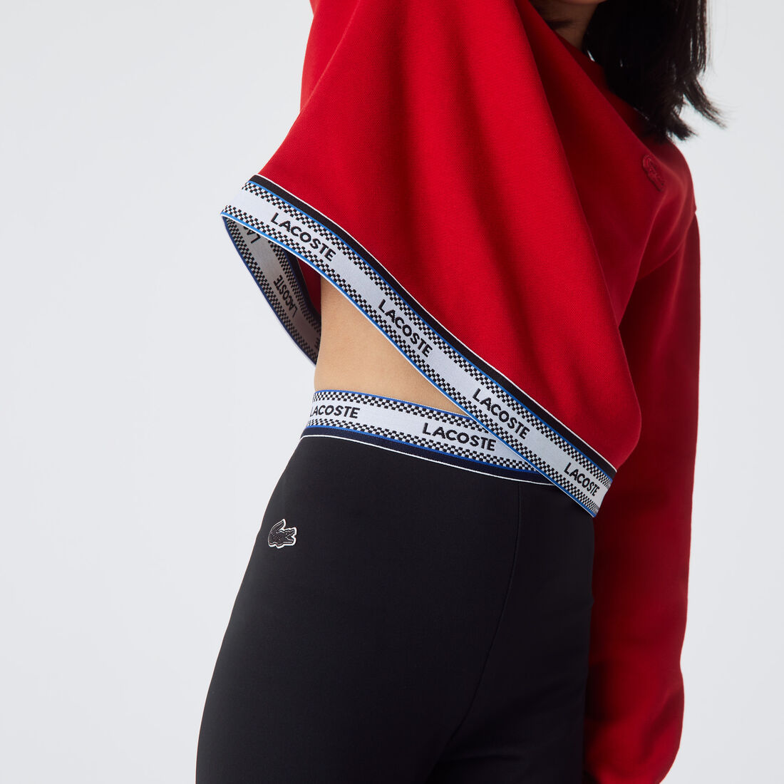 Girls' Lacoste Printed Waist Leggings Girls' Lacoste Printed Waist Leggings