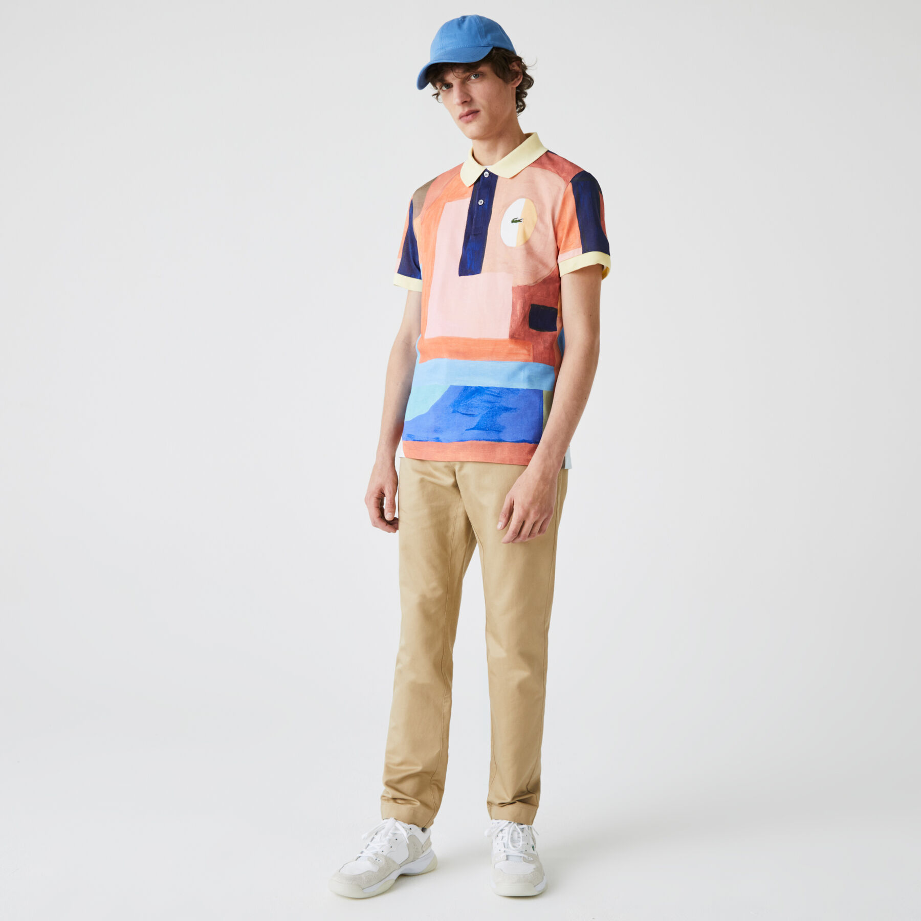 Men’s Lacoste Regular Fit Paint Print Cotton Piqué Polo men s lacoste regular fit paint print cotton piqu polo