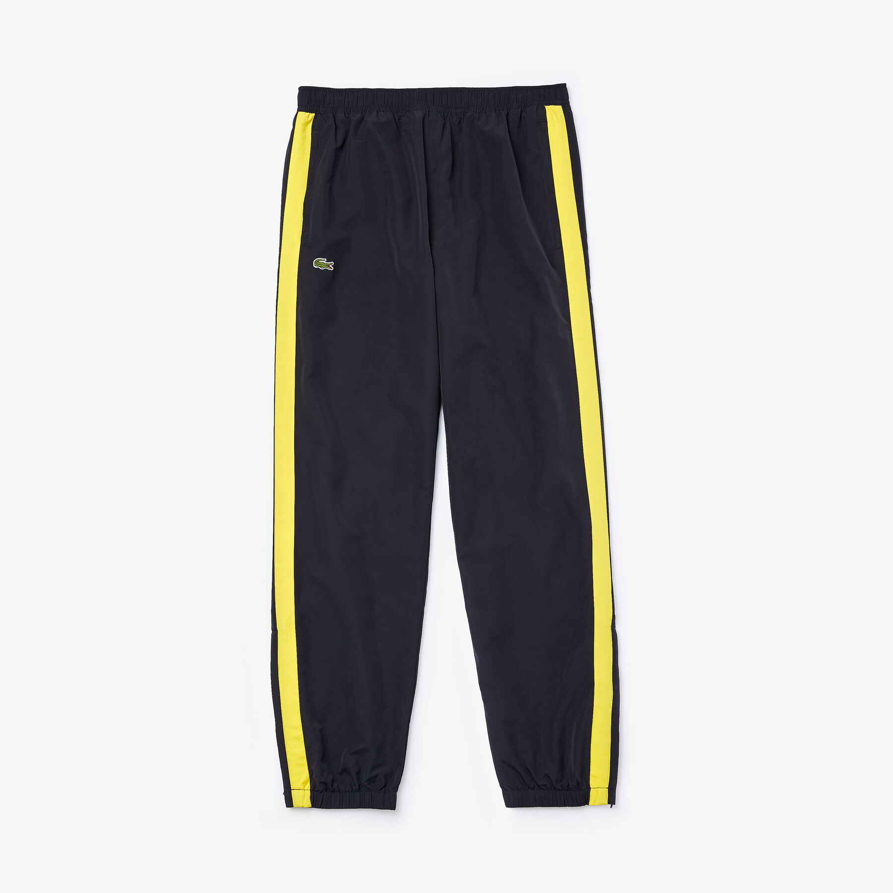 lacoste men s contrast striped water repellant tracksuit pants