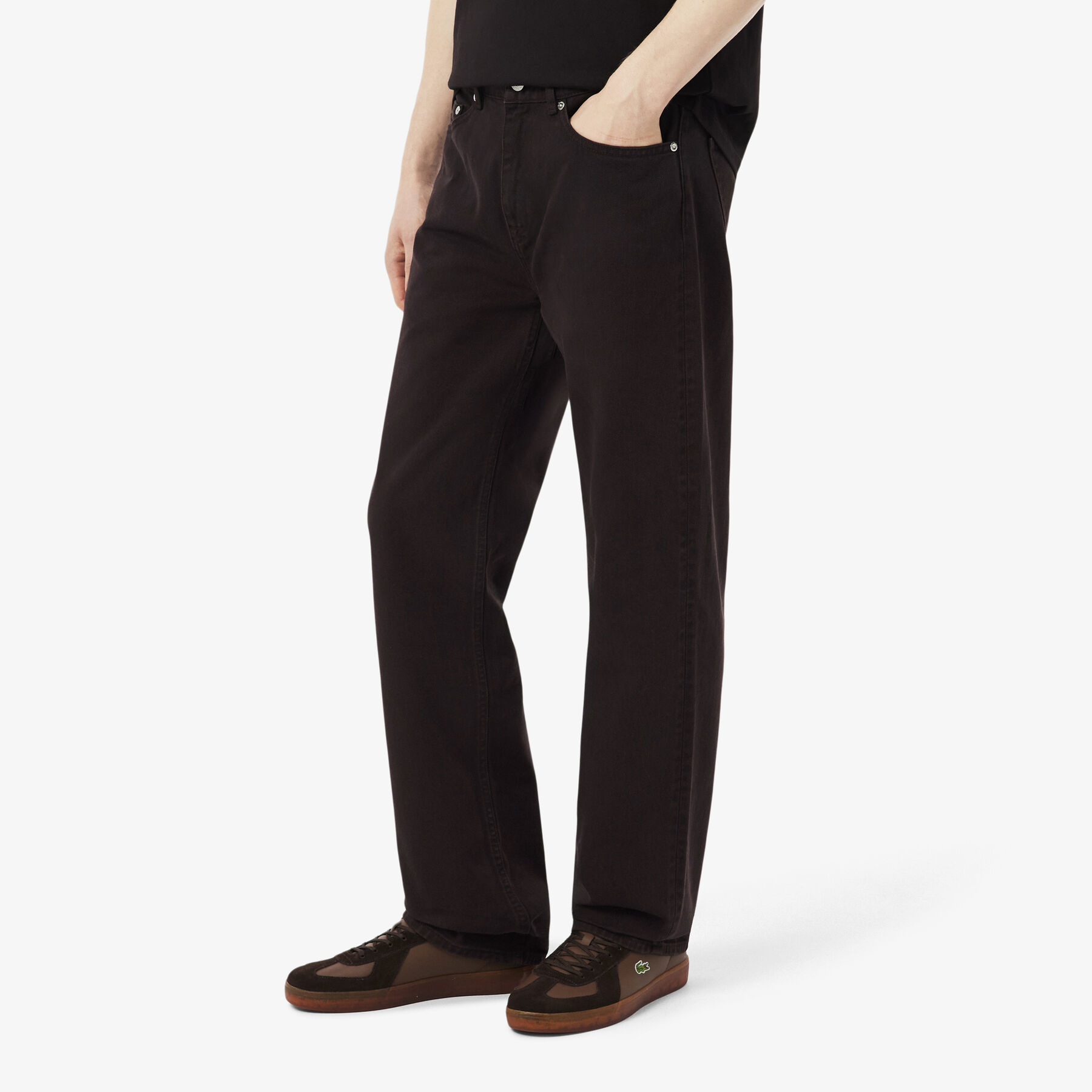 5 Pocket Straight Cut Denim Jeans lacoste 5 pocket straight cut denim jeans