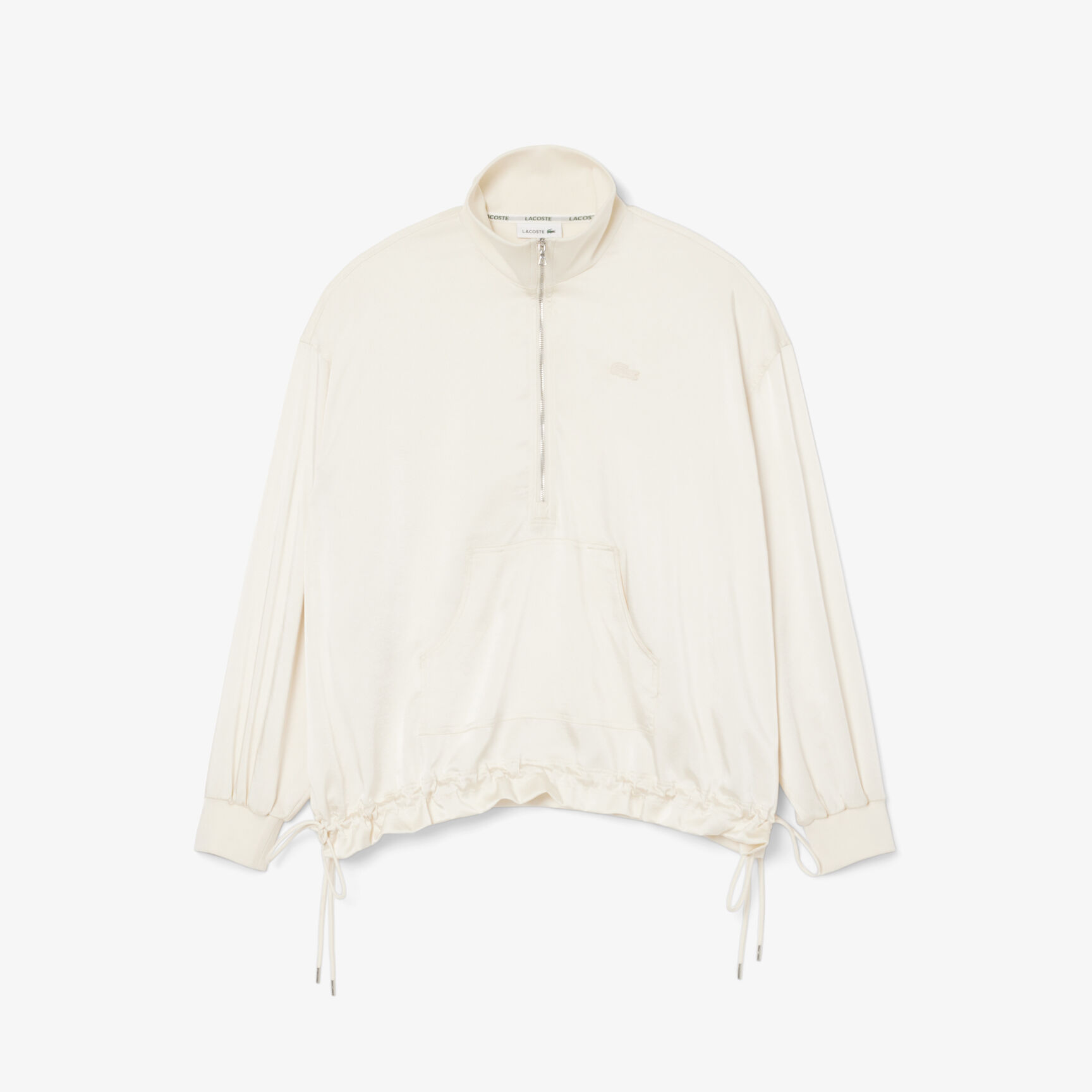 High Zipped Neck Oversized Popover Jacket High Zipped Neck Oversized Popover Jacket