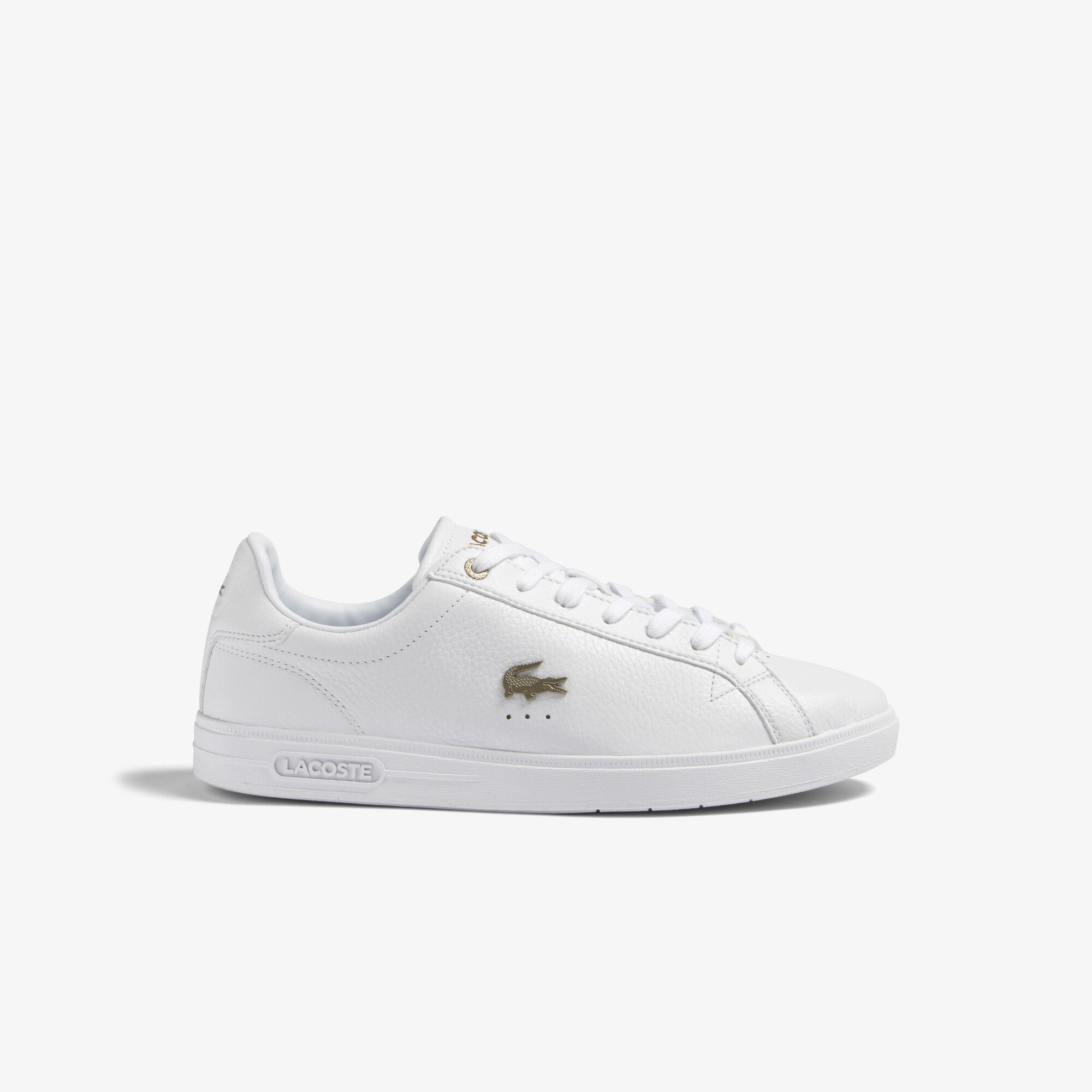 Lacoste graduate leather low profile sneaker hot sale