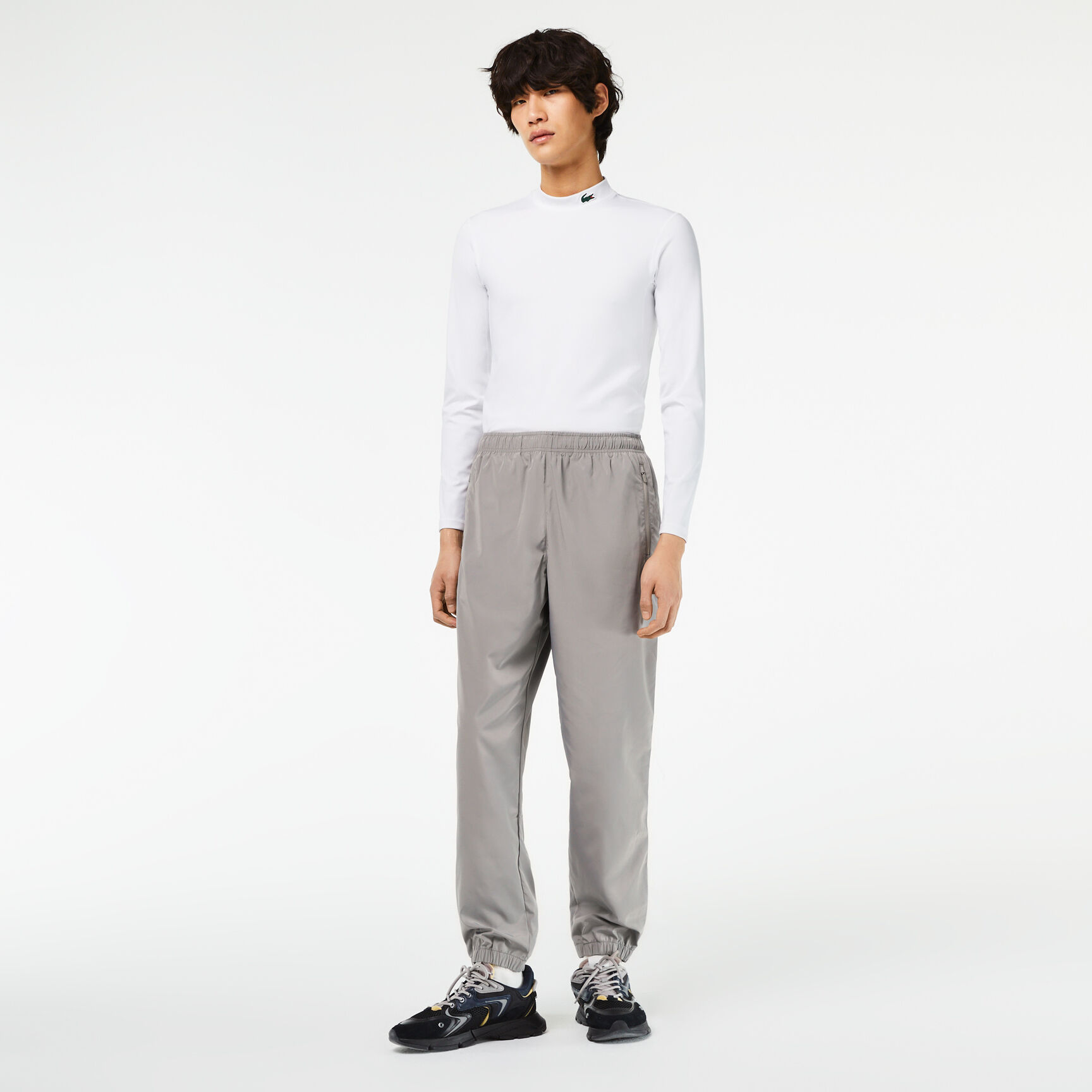 Men's Lacoste Track Pants with GPS Coordinates Men's Lacoste Track Pants with GPS Coordinates
