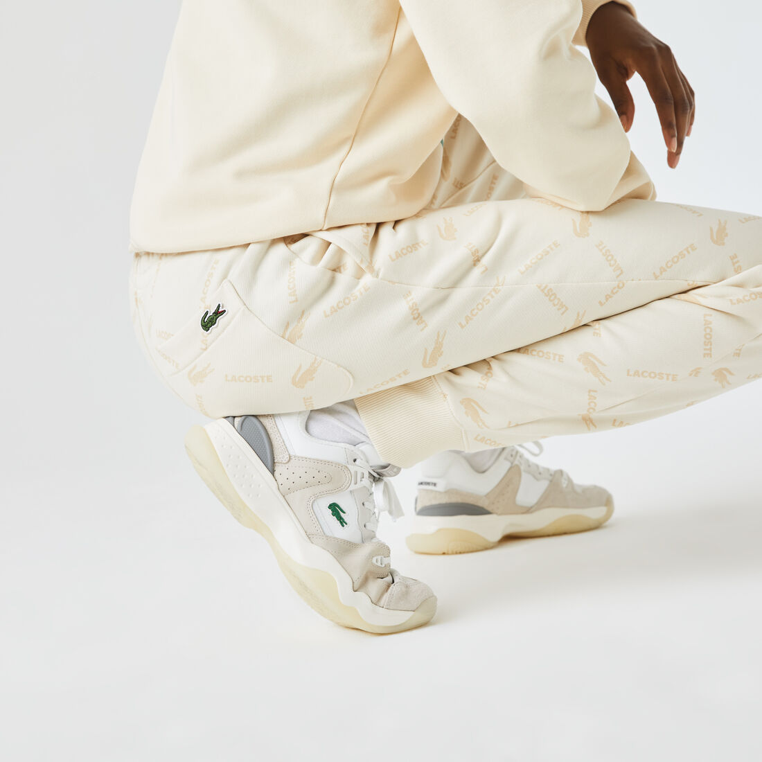 Unisex Lacoste LIVE Print Fleece Tracksuit Pants Unisex Lacoste LIVE Print Fleece Tracksuit Pants