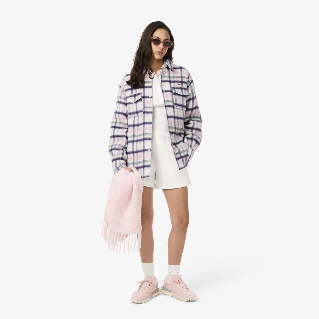 Oversized Quilted Wool Overshirt Oversized Quilted Wool Overshirt