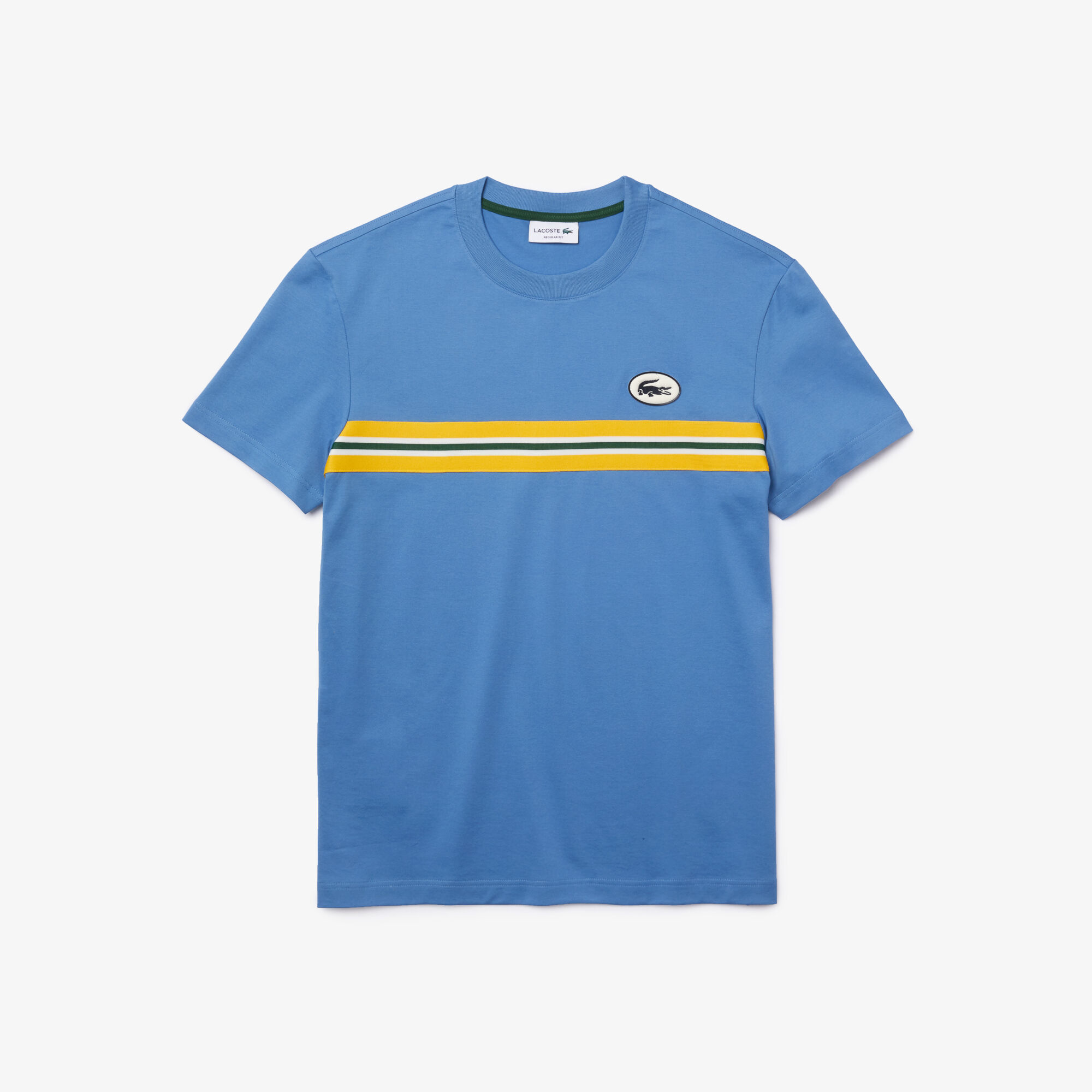 Men’s Heritage Stripe Band and Badge Cotton T-shirt Men’s Heritage Stripe Band and Badge Cotton T-shirt