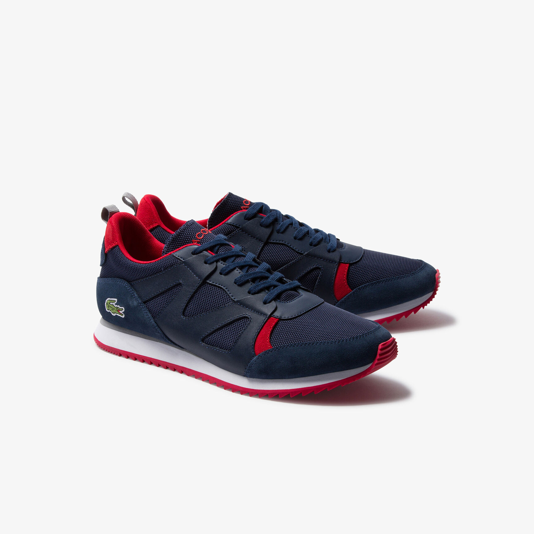 حذاء&nbsp;رياضي من القماش والجلد المدبوغ من مجموعة Aesthet للرجال