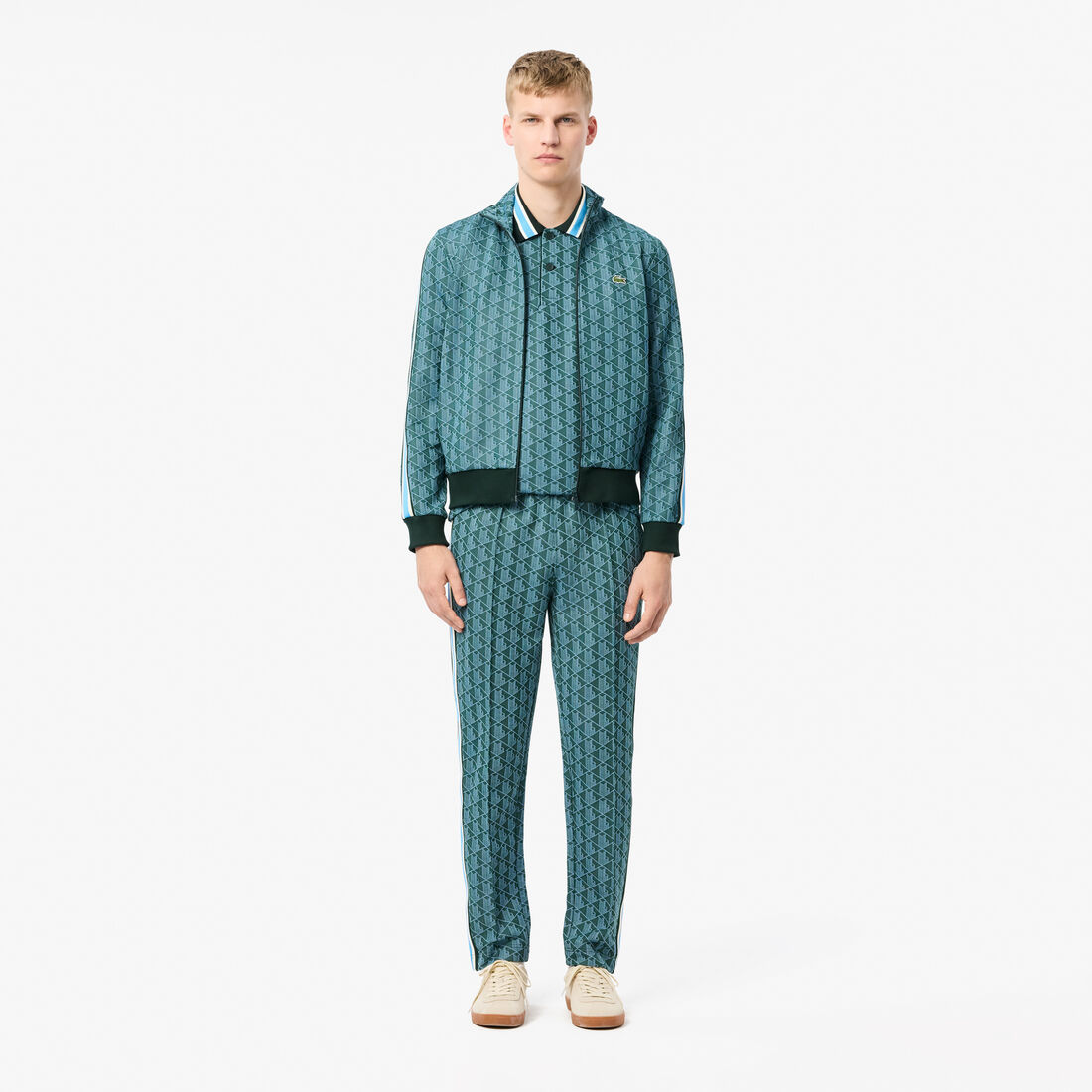 Classic Fit Monogram Jacquard Polo Shirt Classic Fit Monogram Jacquard Polo Shirt