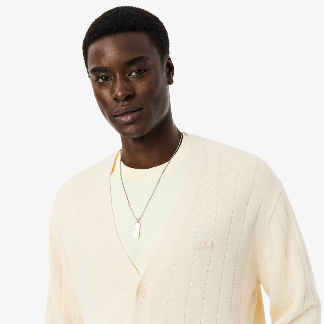 كارديجان من مزيج القطن المحبوك كارديجان من مزيج القطن المحبوك