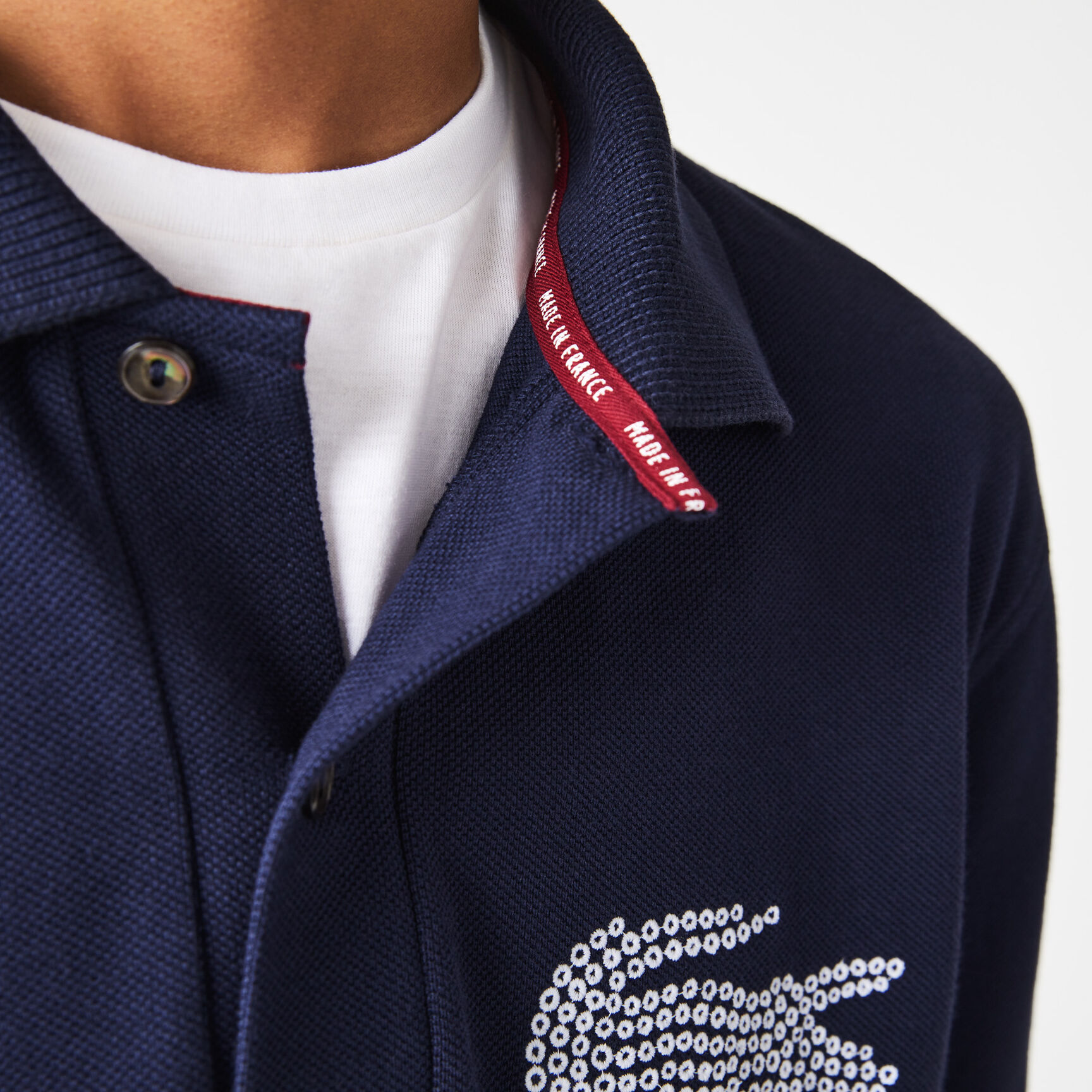 Men's Lacoste Made in France Classic Fit Organic Cotton Polo Shirt Men's Lacoste Made in France Classic Fit Organic Cotton Polo Shirt