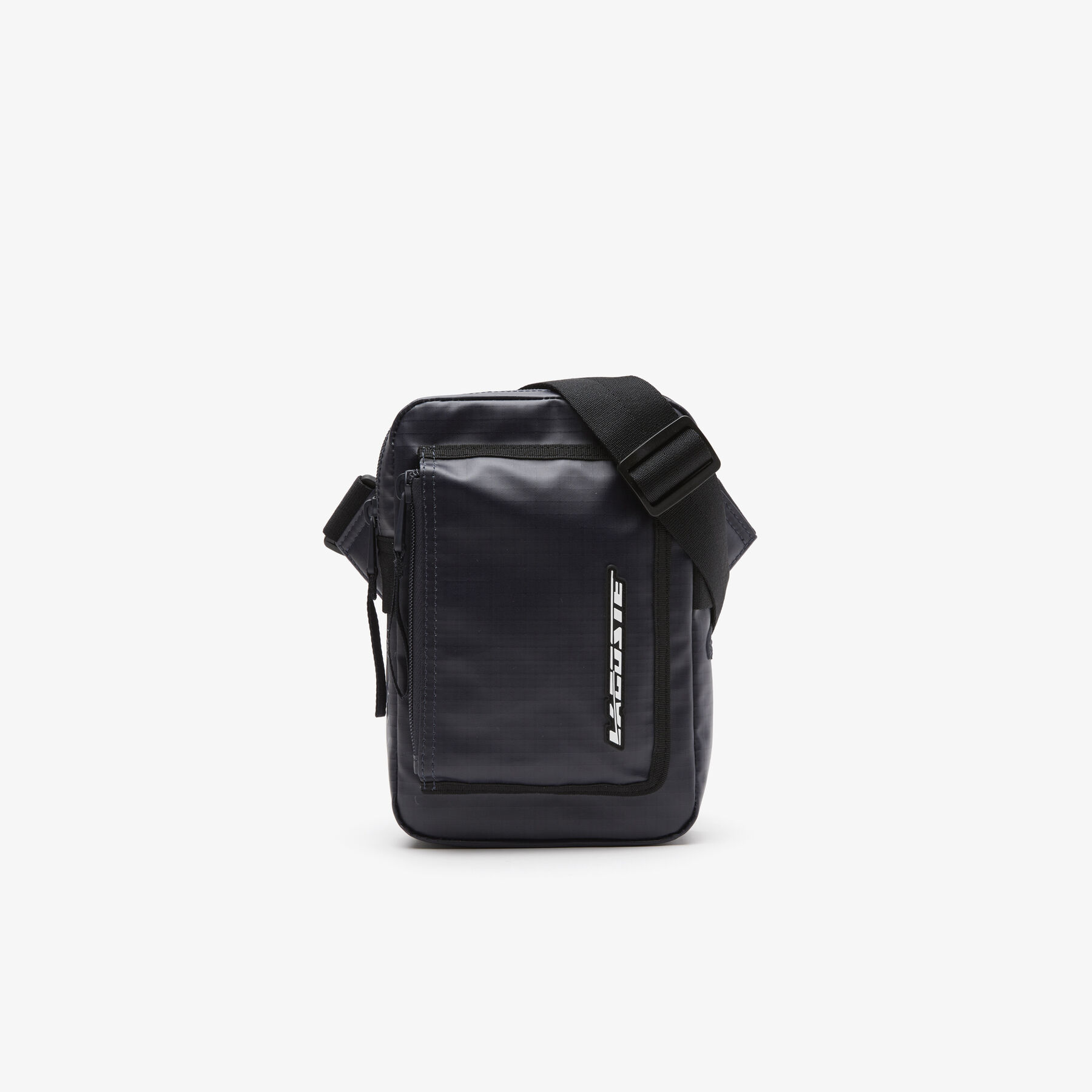 men s lacoste zipped contrast detail satchel