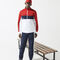 men s lacoste sport resistant colourblock piqu  zip sweatshirt