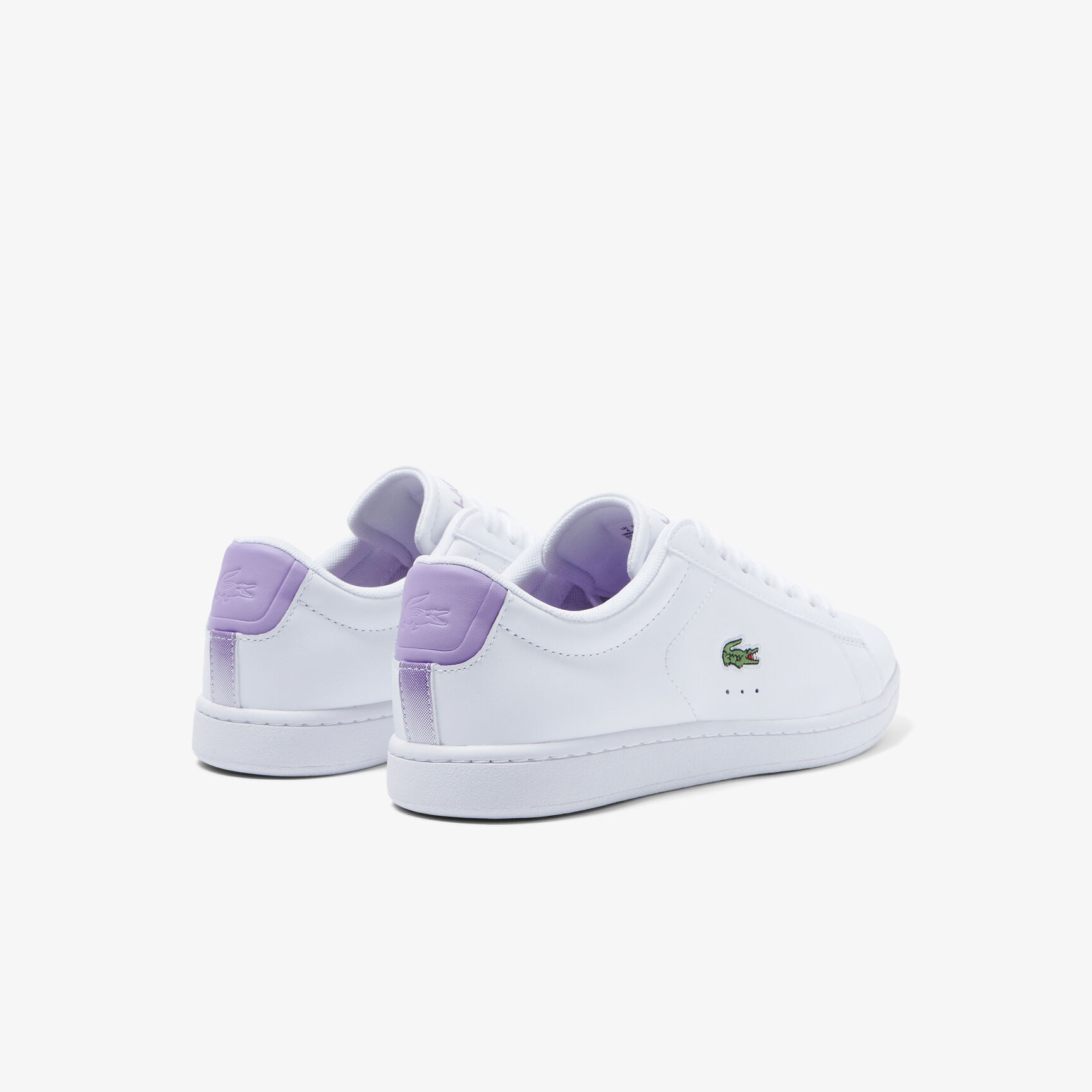 Women's Lacoste Carnaby Leather Popped Heel Sneakers Women's Lacoste Carnaby Leather Popped Heel Sneakers