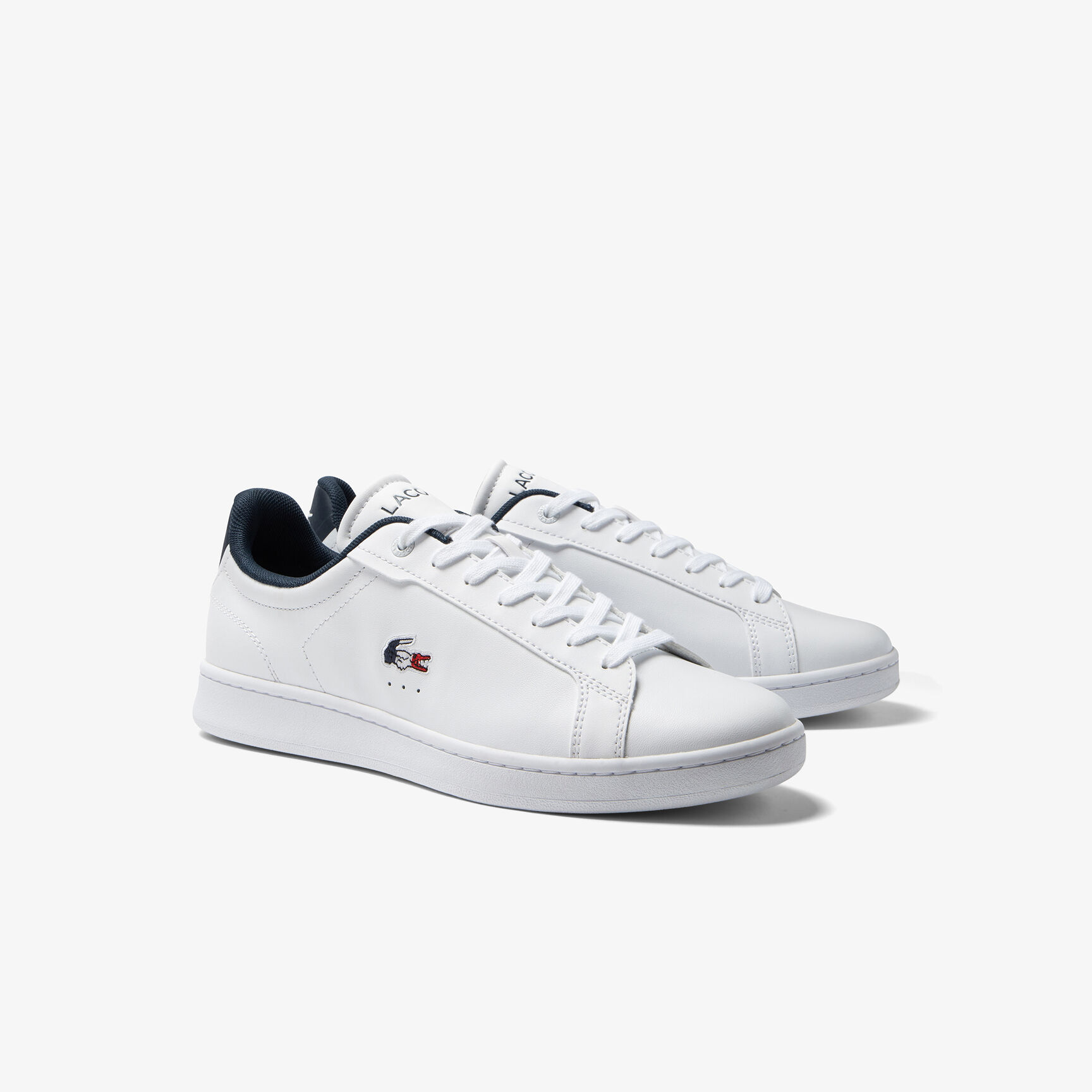Men's Lacoste Carnaby Pro Leather Tricolour Trainers Men's Lacoste Carnaby Pro Leather Tricolour Trainers