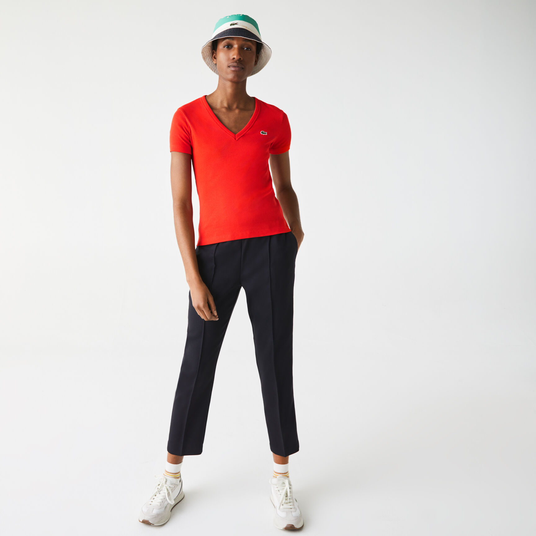 Women's Soft Cotton V-Neck T-shirt