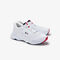 lacoste women s court drive tricolour textile trainers