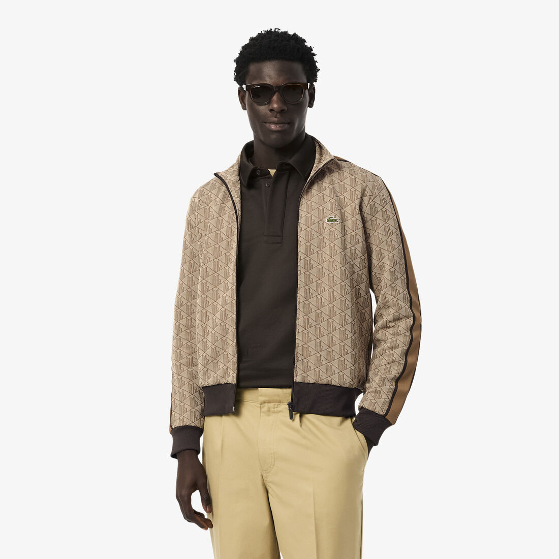 Paris Zip-Up Jacquard Track Jacket