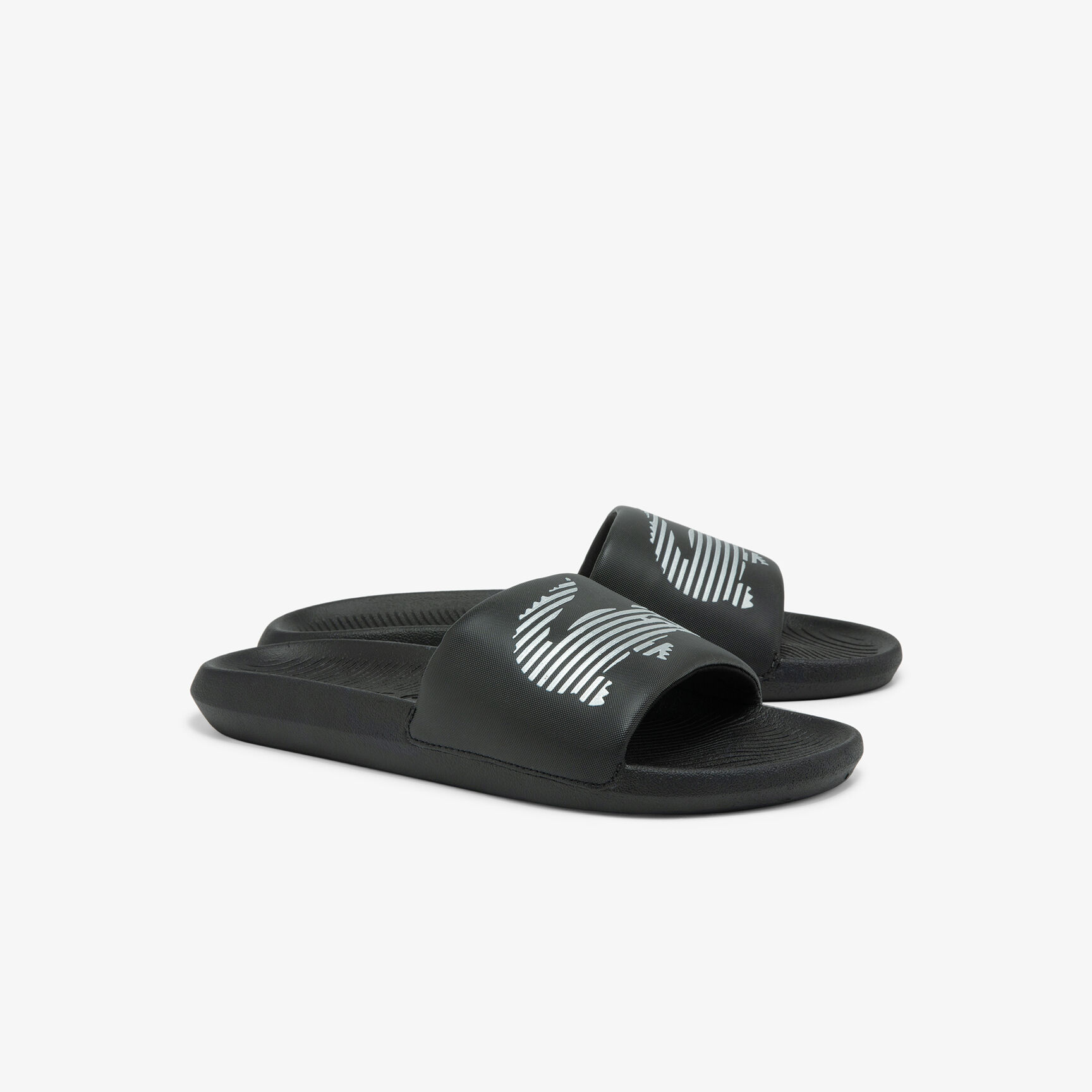Men's Croco Synthetic Metallic Slides Men's Croco Synthetic Metallic Slides