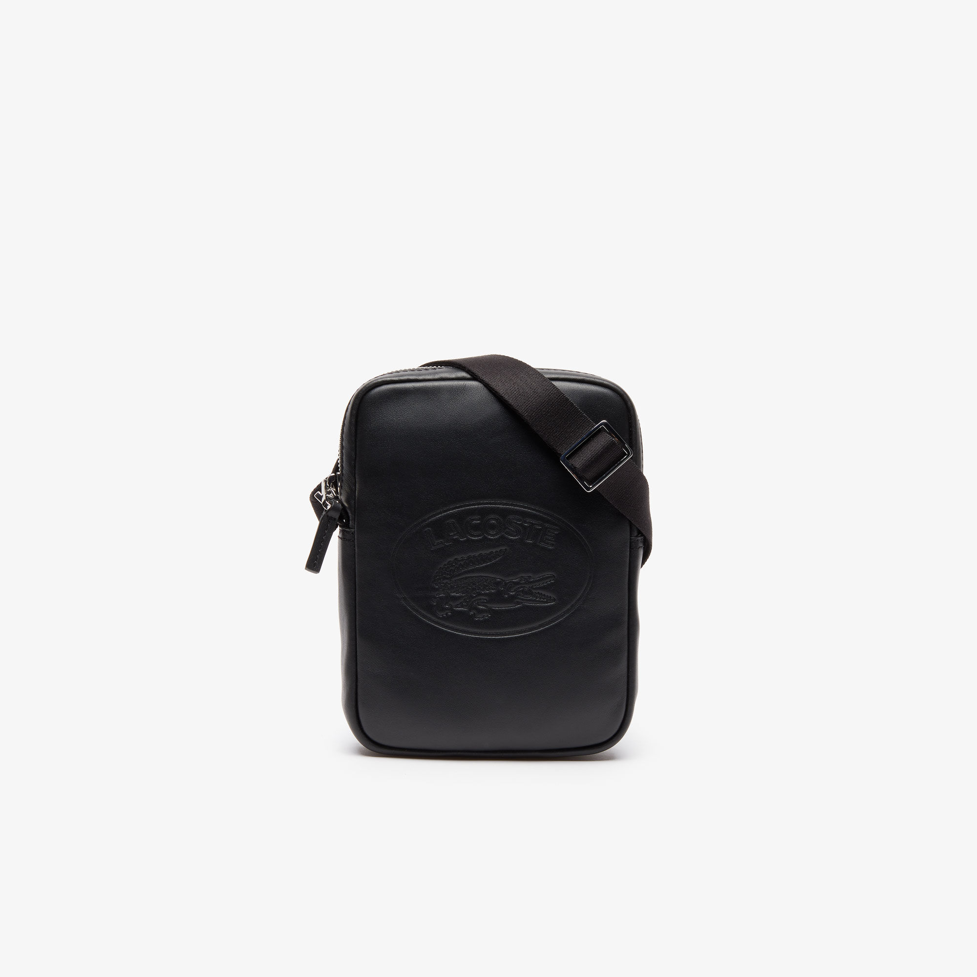 Men's L.12.12 Casual Embossed Lettering Vertical Leather Bag Men's L.12.12 Casual Embossed Lettering Vertical Leather Bag