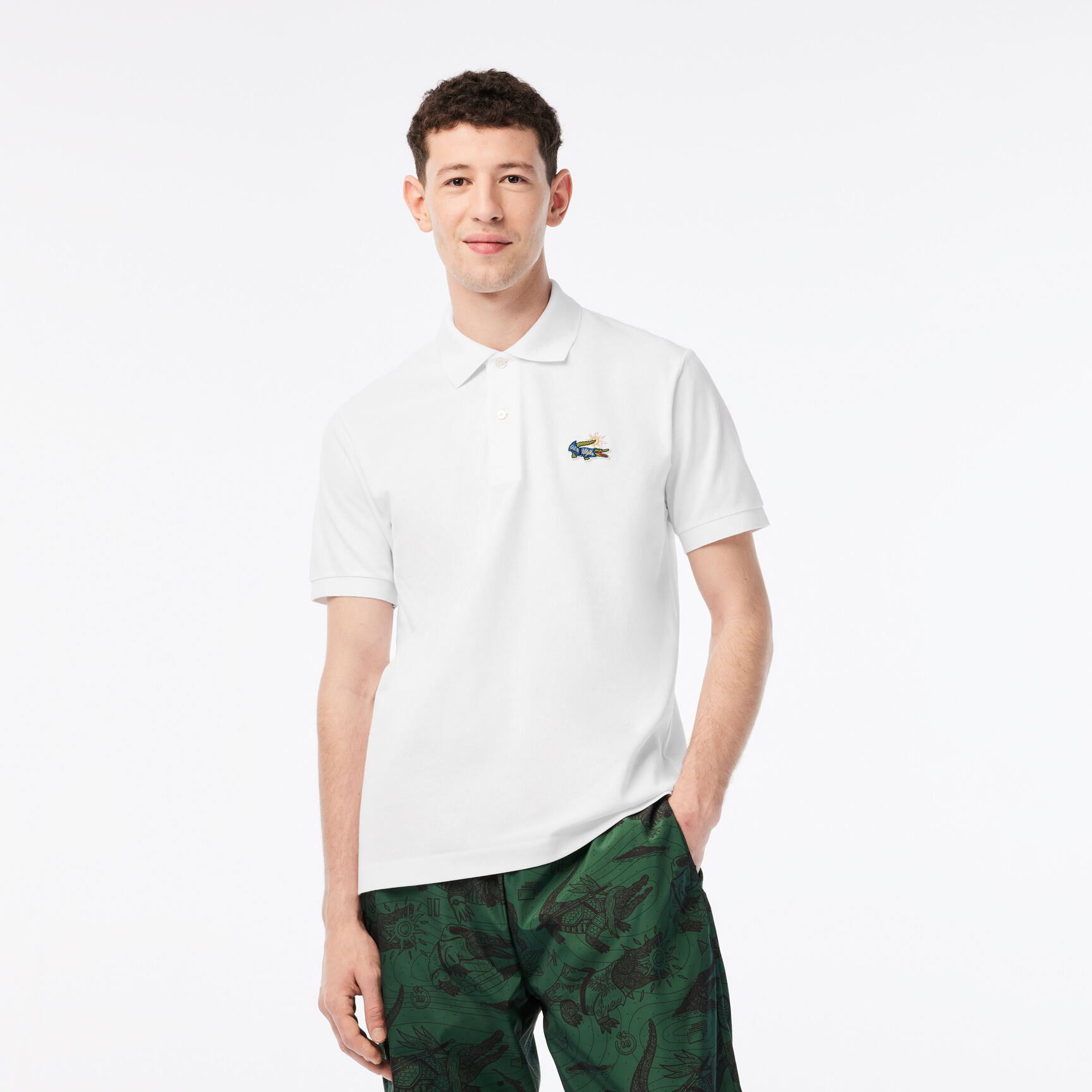 Men&rsquo;s Lacoste x Netflix Organic Cotton Polo Shirt