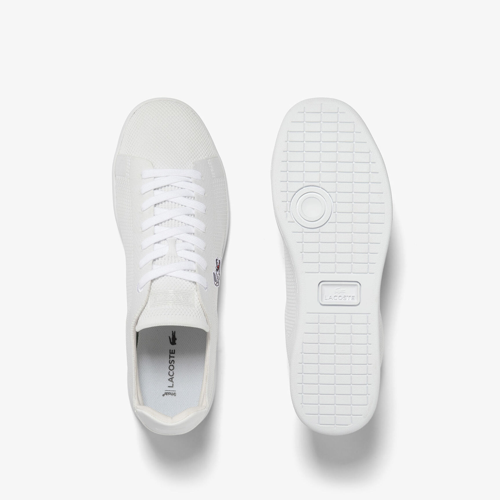 Men's Lacoste Carnaby Pique Textile Trainers Men's Lacoste Carnaby Pique Textile Trainers