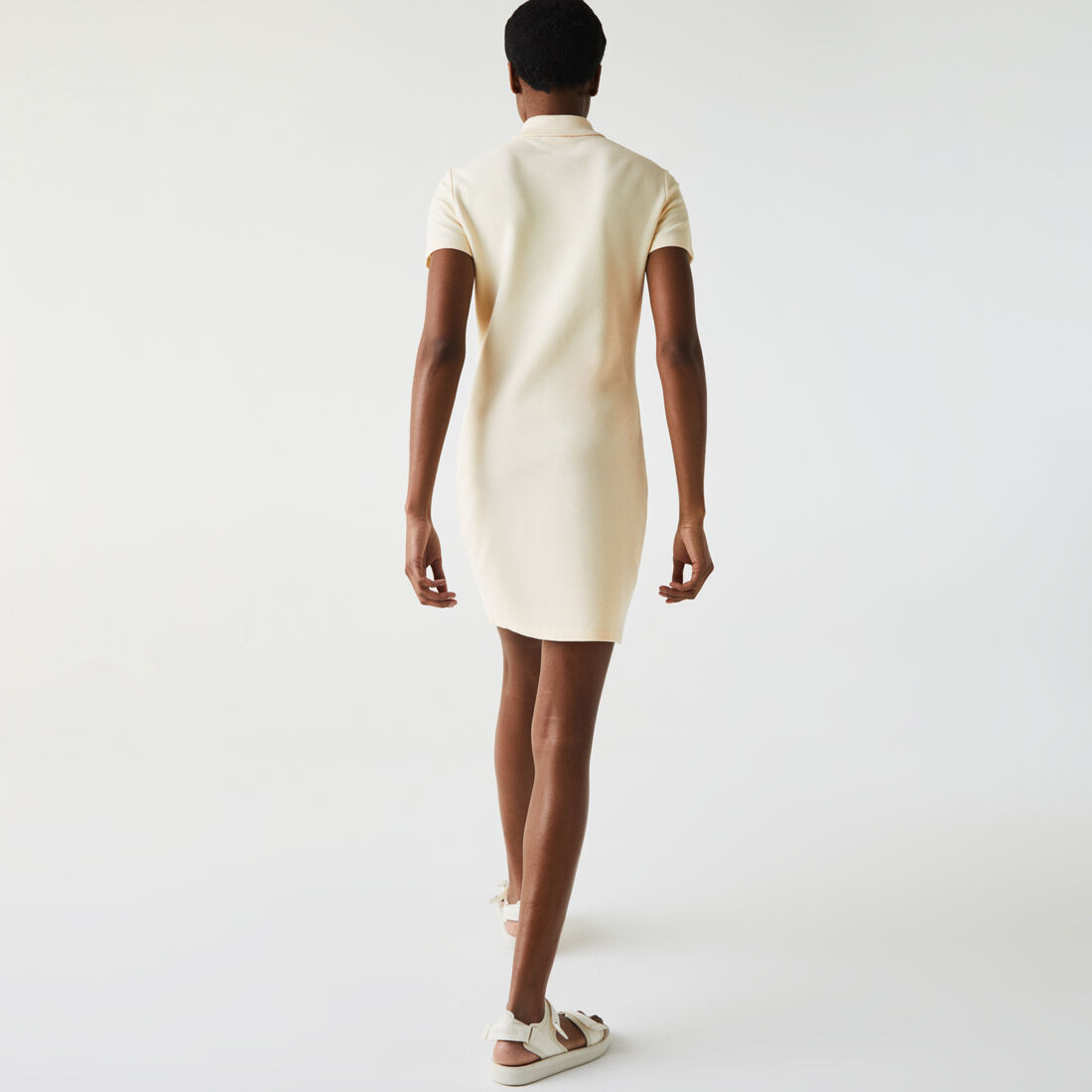 Women’s Made In France Organic Textured Cotton Piqué Polo Dress Women’s Made In France Organic Textured Cotton Piqué Polo Dress