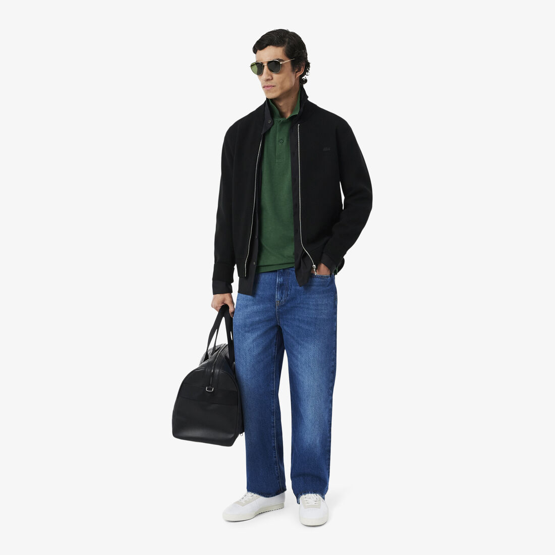 Regular Fit Cotton Blend Polo Shirt Regular Fit Cotton Blend Polo Shirt