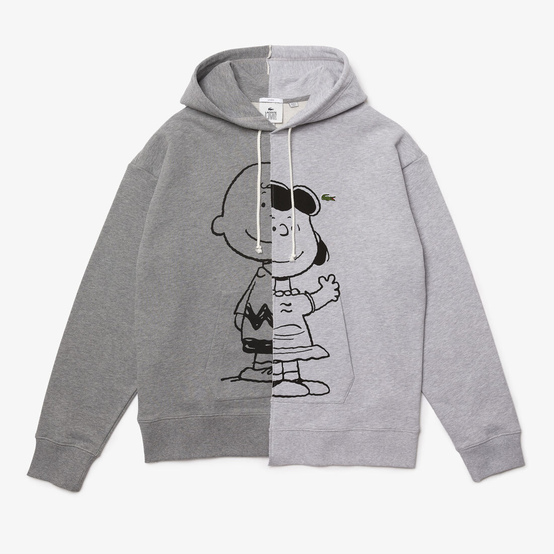Unisex Lacoste L!VE x Peanuts Loose Fit Hooded Sweatshirt Unisex Lacoste L!VE x Peanuts Loose Fit Hooded Sweatshirt