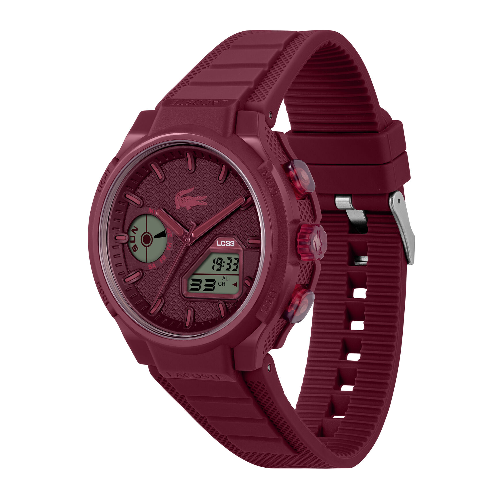 Lacoste Mens Cherry Dial Watch