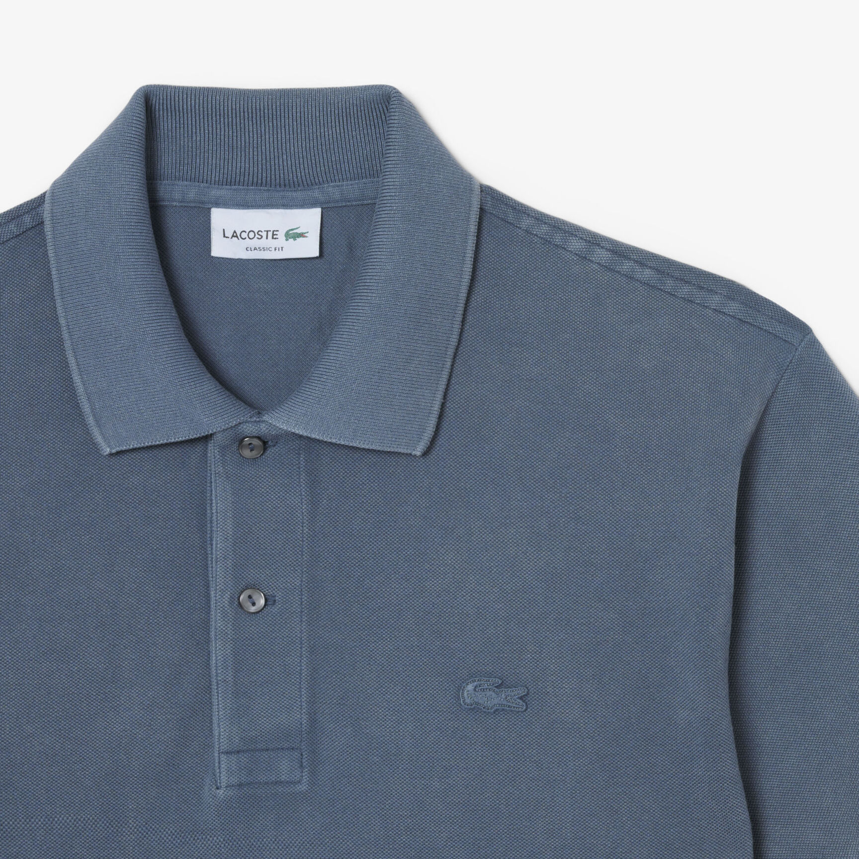 Classic Fit L.12.12 Washed Effect Polo Shirt Classic Fit L.12.12 Washed Effect Polo Shirt