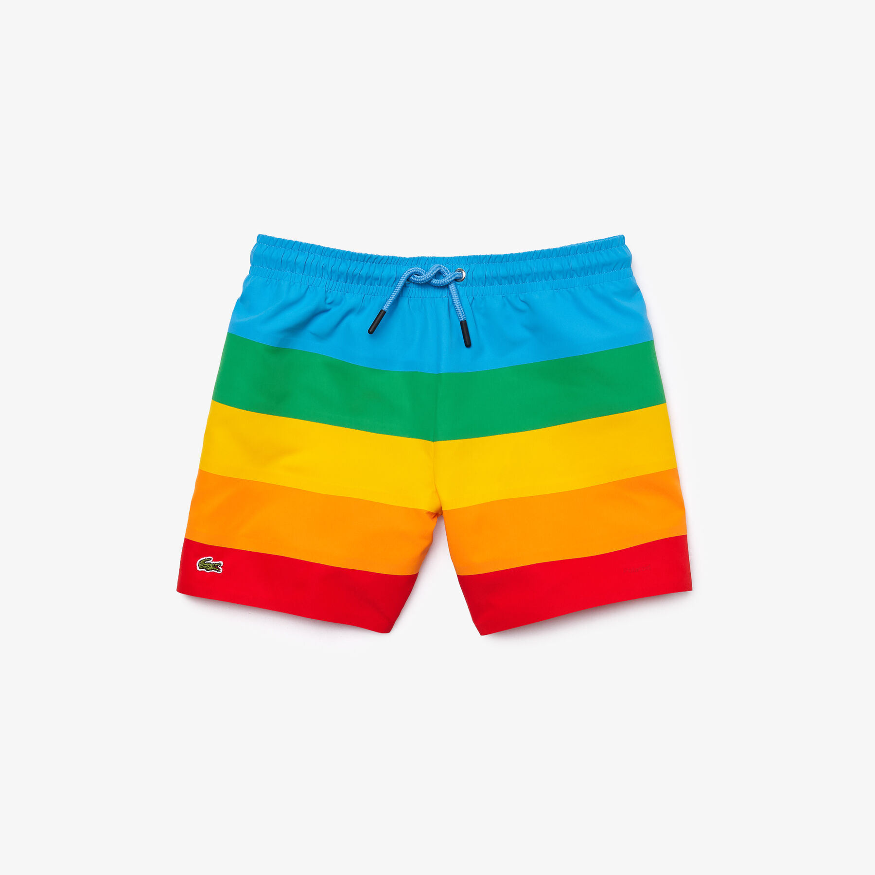 Boys’ Polaroid Collaboration Color Striped Swimming Trunks lacoste boys polaroid collaboration color striped swimming trunks