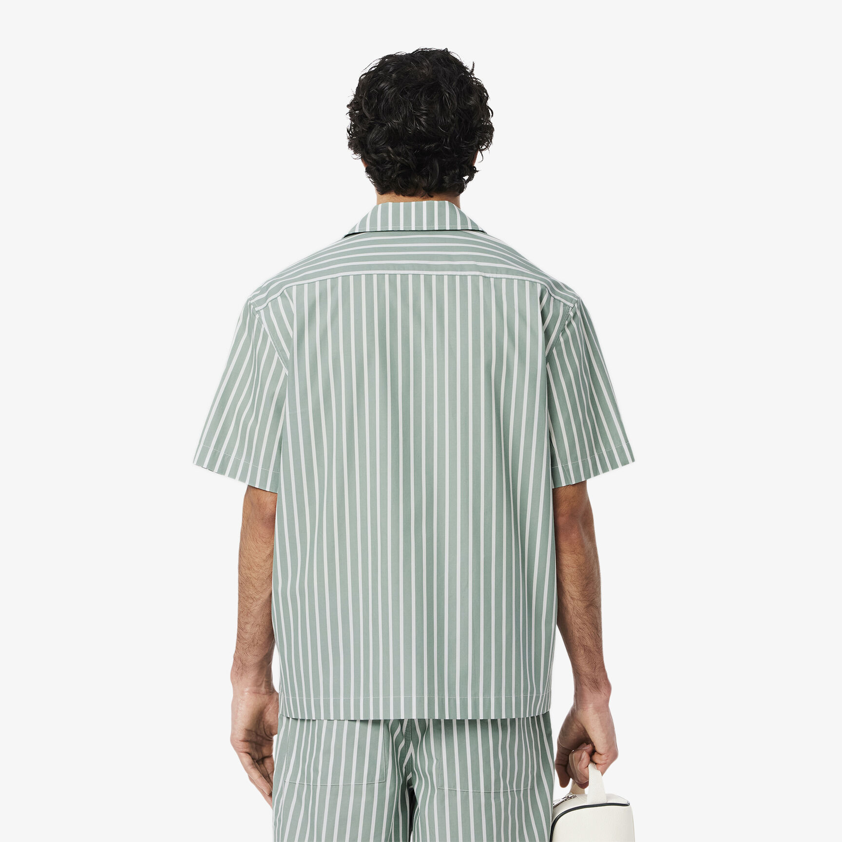 Relaxed Fit Striped Short Sleeved Shirt