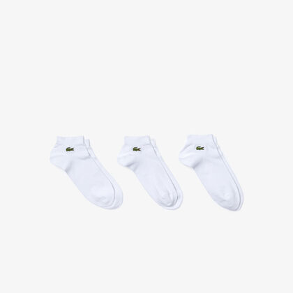 Men's Three-pack Of Lacoste Sport Low-cut Cotton Socks