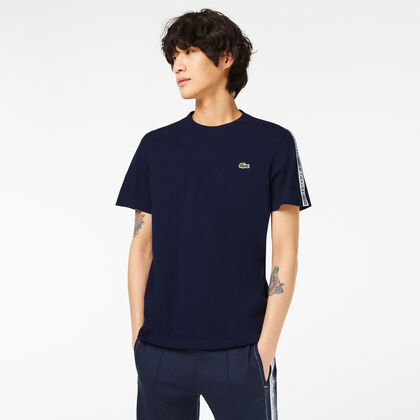 Men’s Lacoste Regular Fit Logo Stripe T-shirt