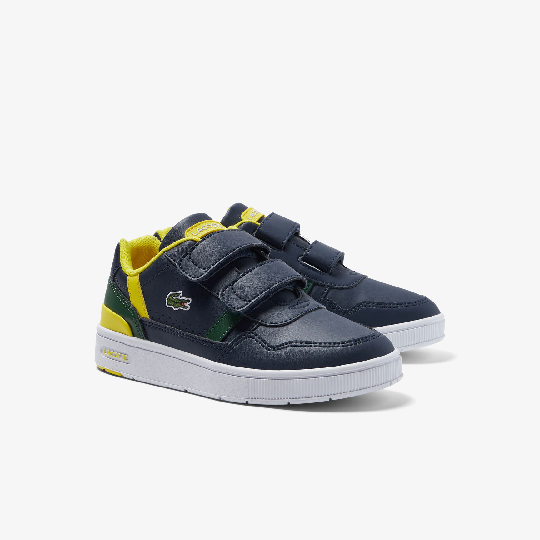 Children's Lacoste T-Clip Synthetic Color-Pop Sneakers