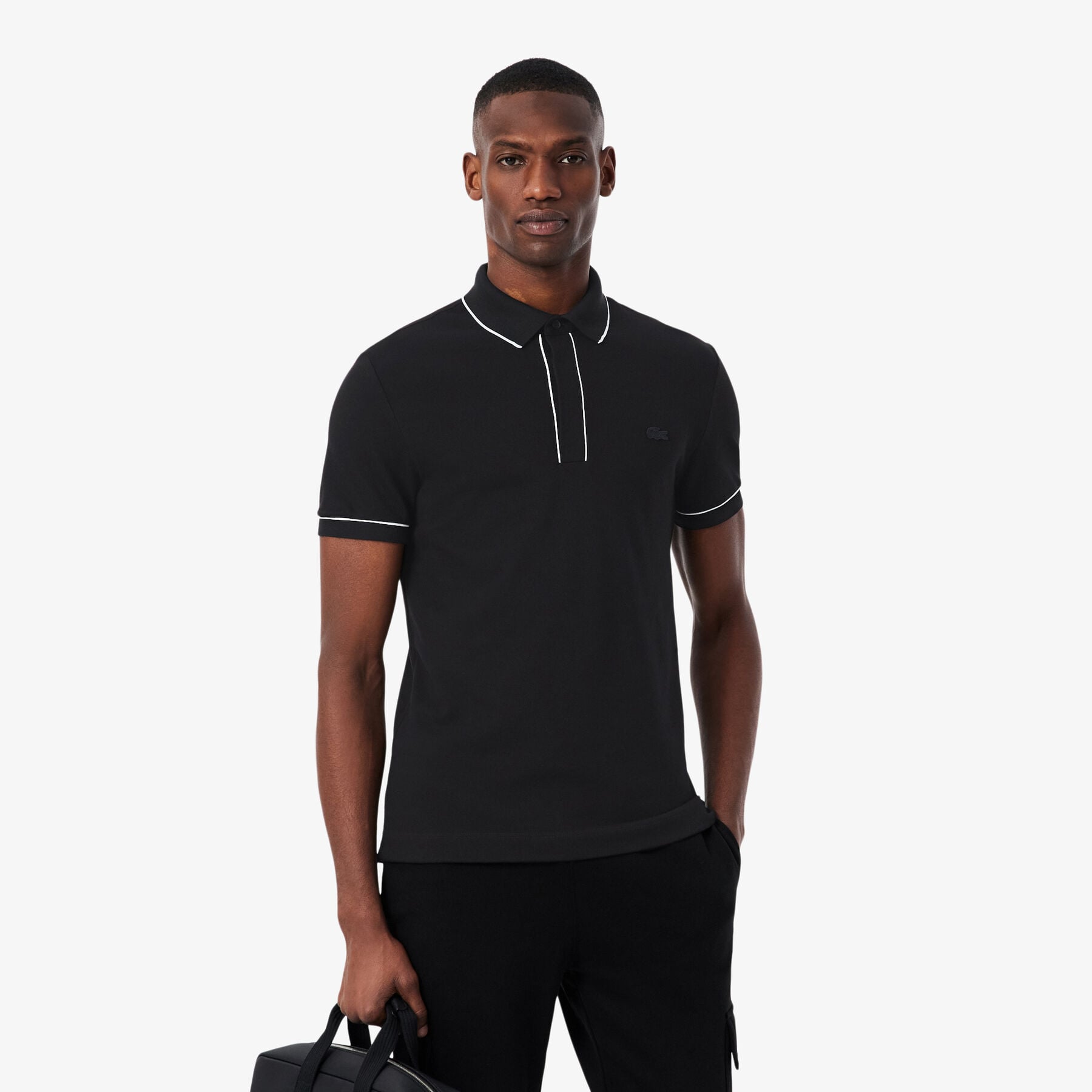 lacoste regular fit paris stretch pique polo shirt
