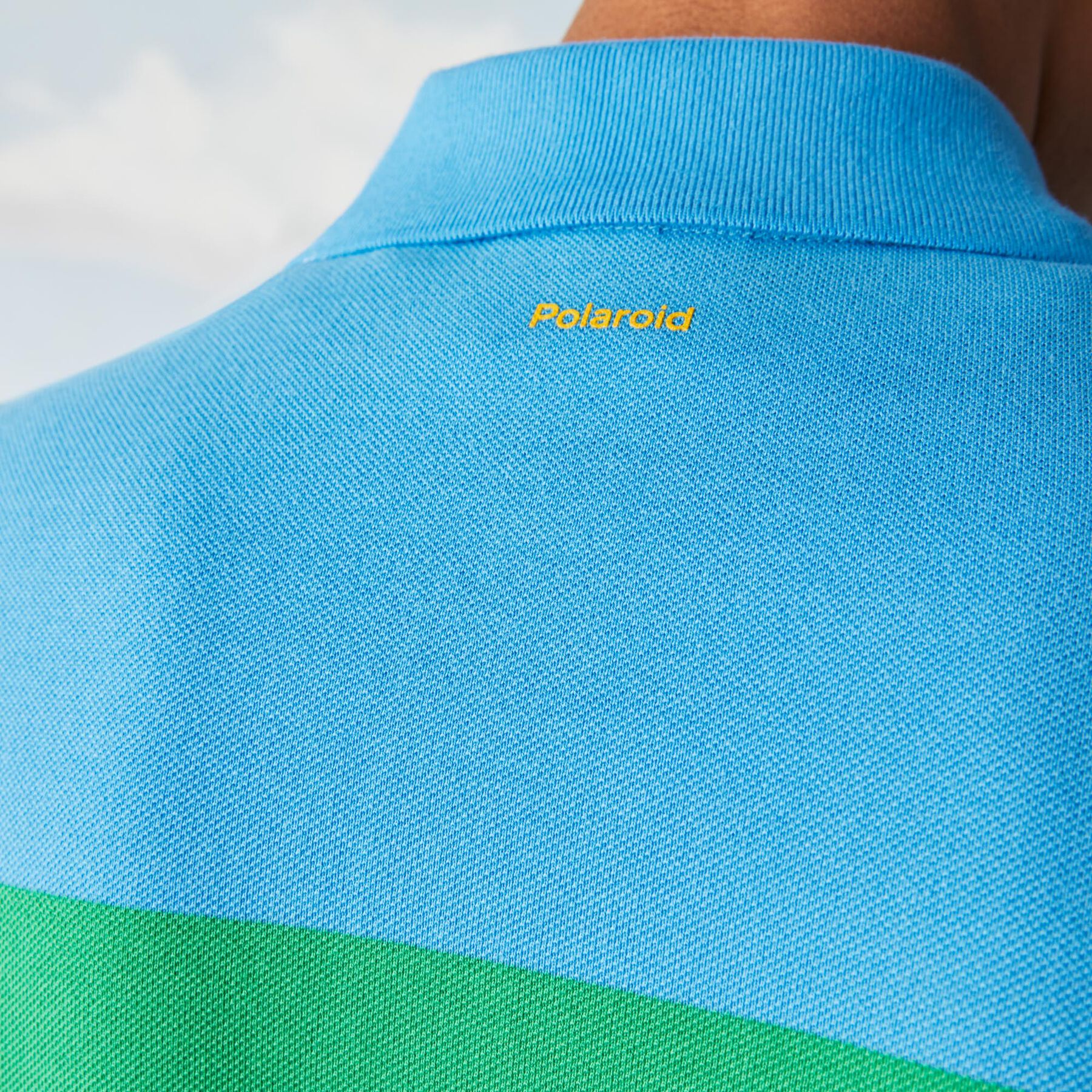 lacoste men s polaroid collaboration color striped classic fit polo