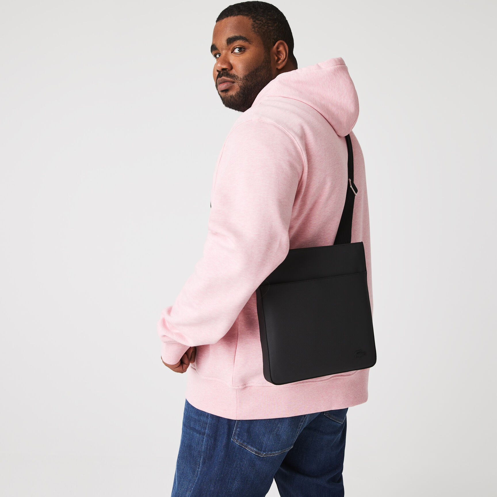 Men's Classic Petit Piqu&eacute; Flat Bag